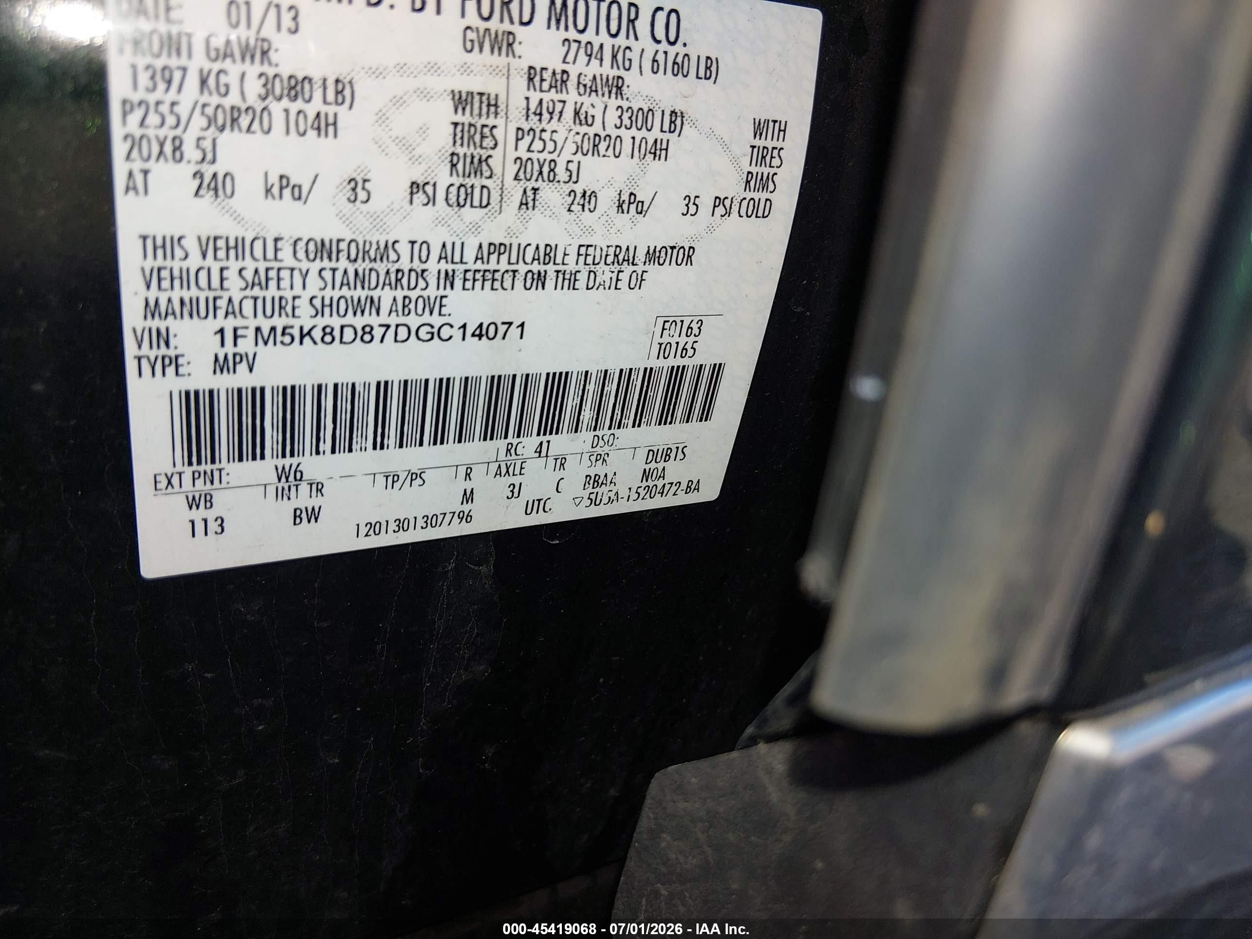 2013 Ford Explorer Xlt Зеленый vin: 1FM5K8D87DGC14071