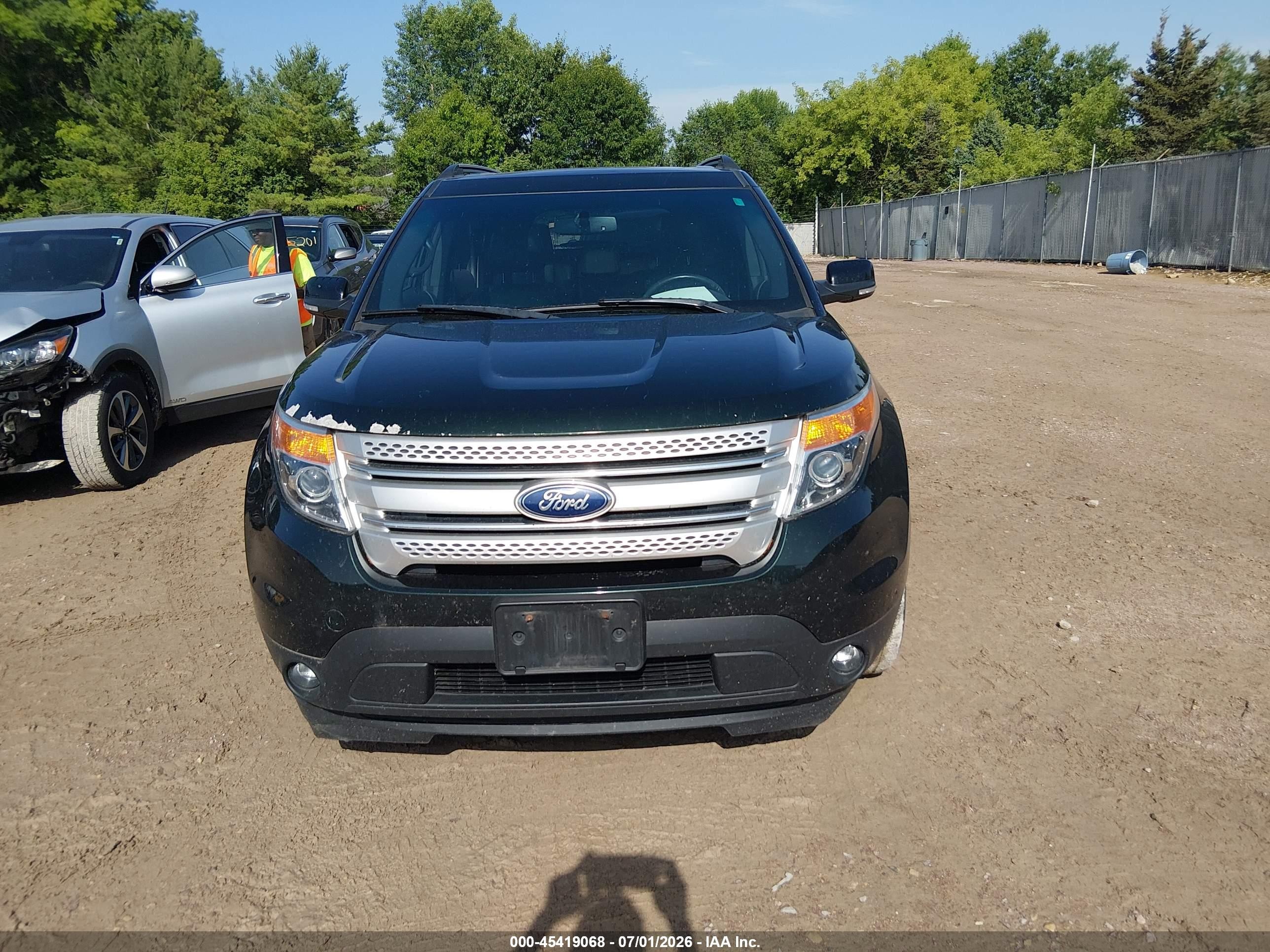 2013 Ford Explorer Xlt Зеленый vin: 1FM5K8D87DGC14071