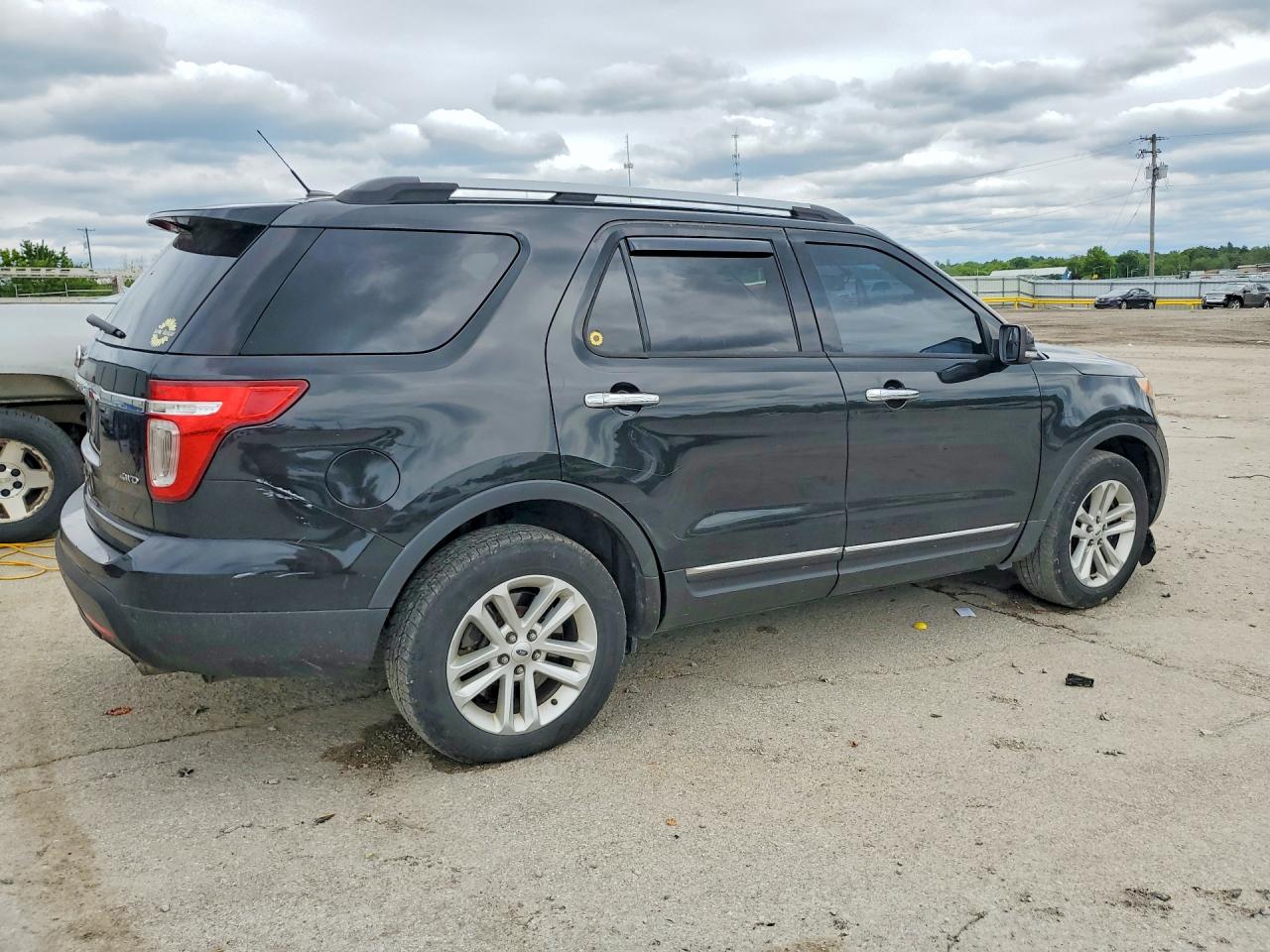2013 Ford Explorer Xlt Черный vin: 1FM5K8D87DGC53551