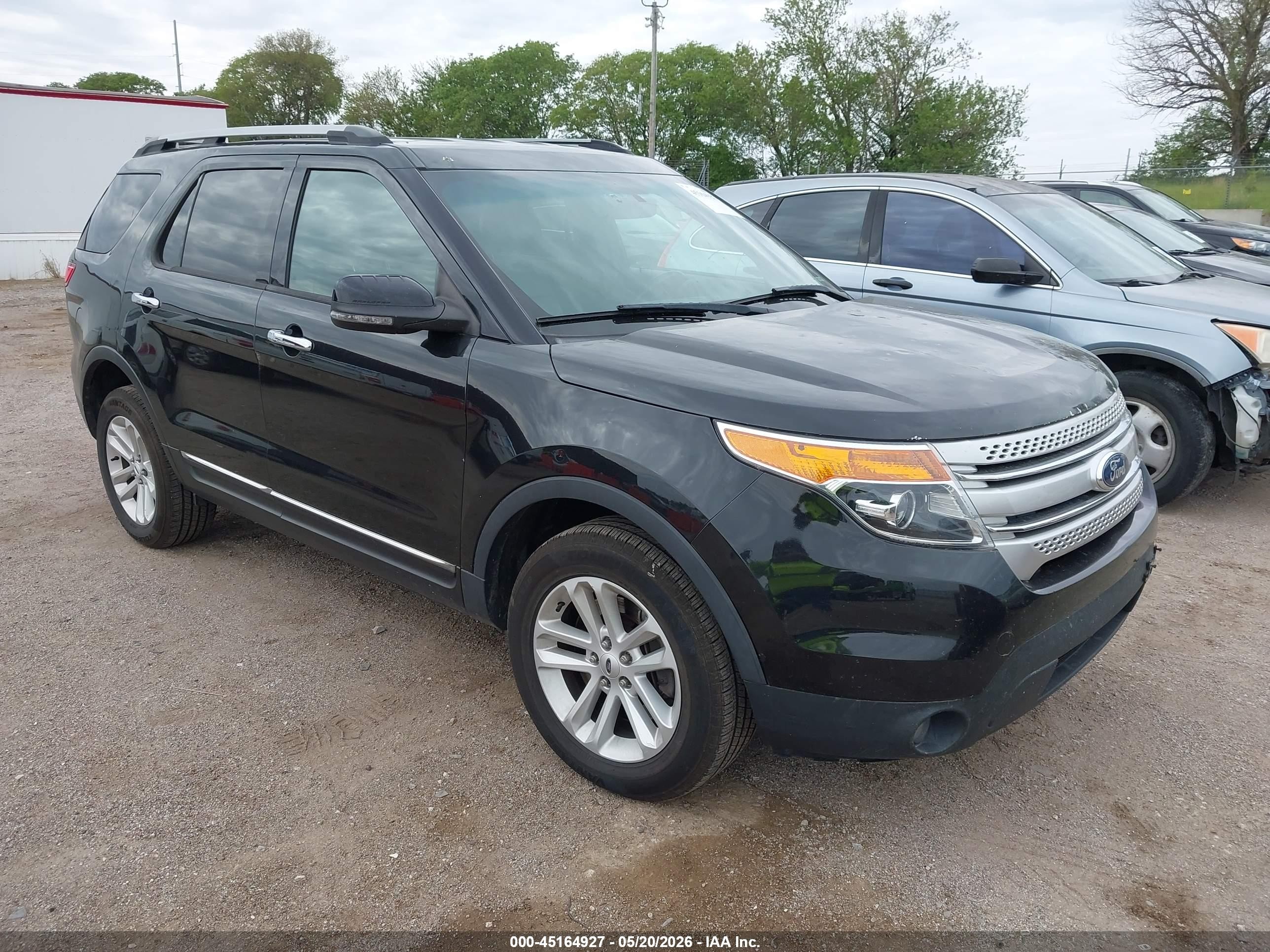 2013 Ford Explorer Xlt Black vin: 1FM5K8D87DGC59804