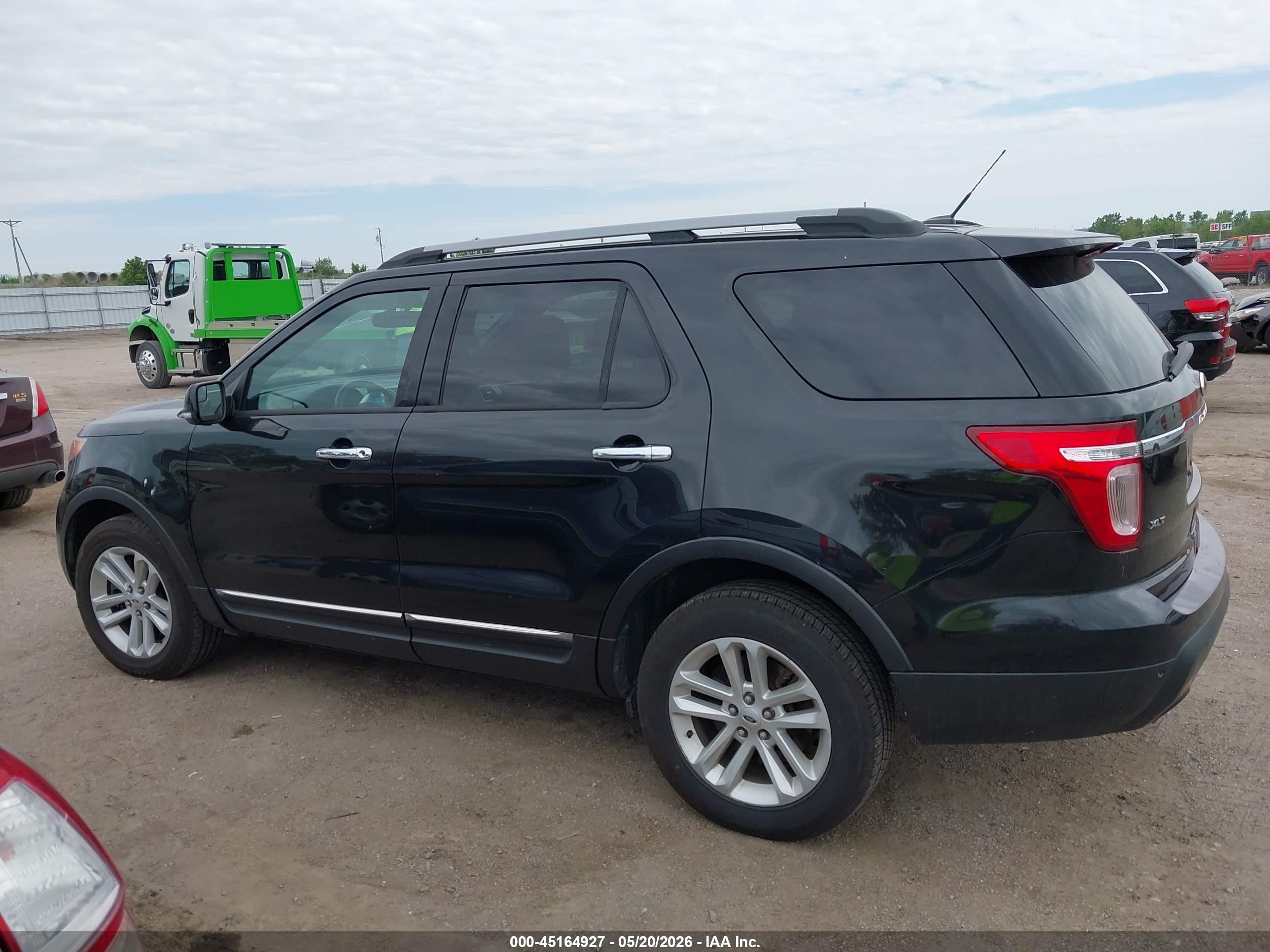 2013 Ford Explorer Xlt Black vin: 1FM5K8D87DGC59804