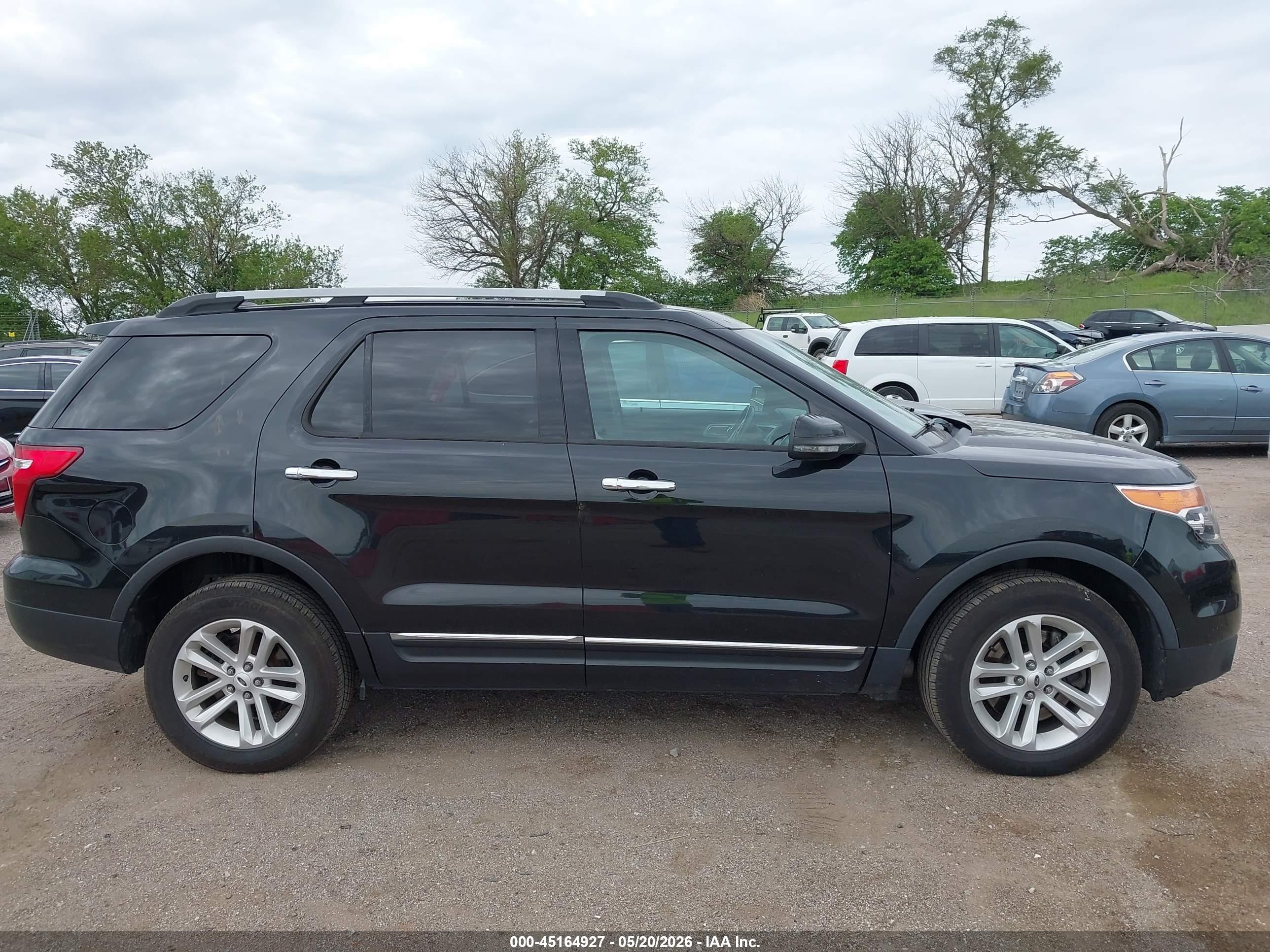 2013 Ford Explorer Xlt Black vin: 1FM5K8D87DGC59804