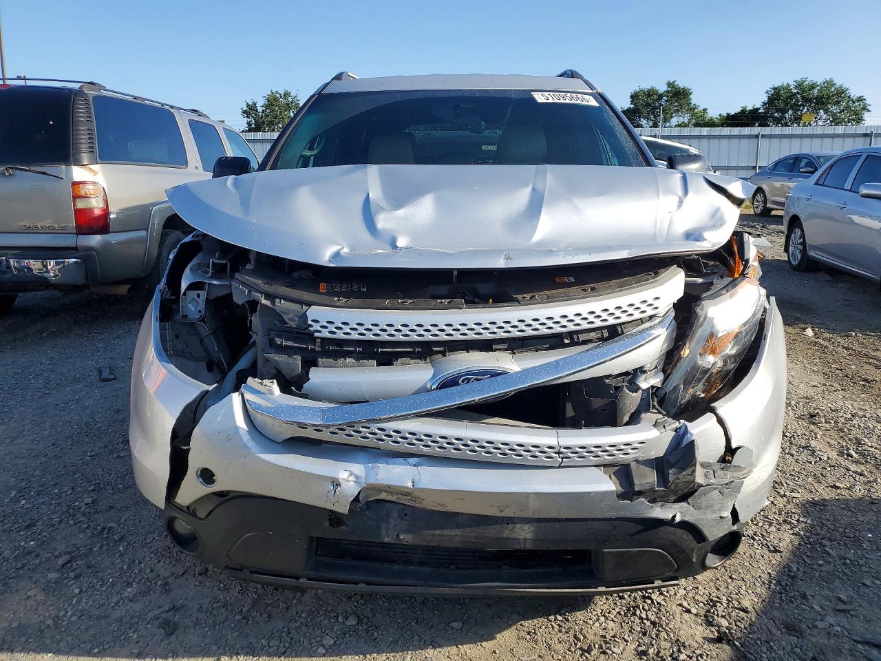 2013 Ford Explorer Xlt Silver vin: 1FM5K8D87DGC62086