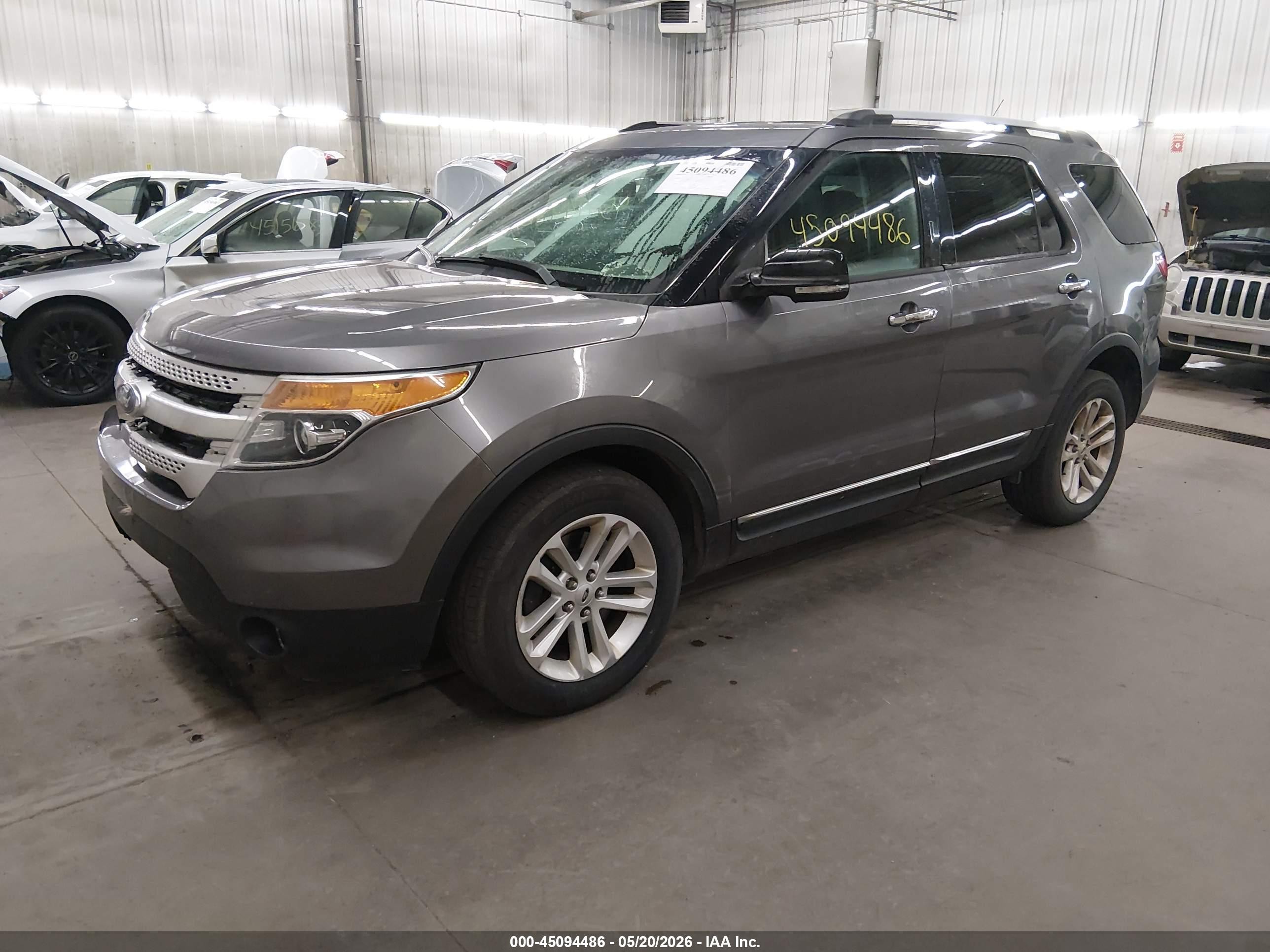 2013 Ford Explorer Xlt Gray vin: 1FM5K8D87DGC70379