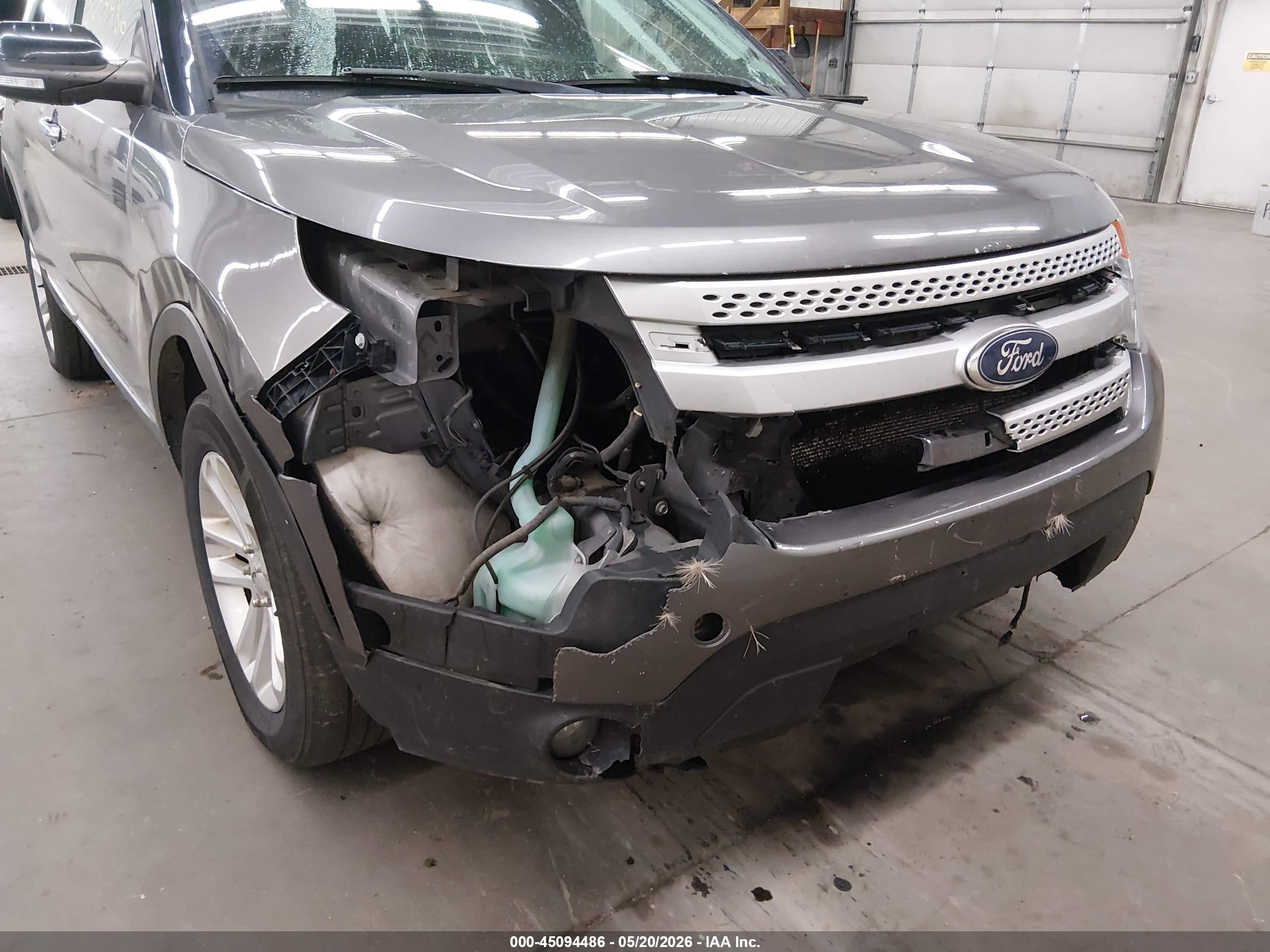 2013 Ford Explorer Xlt Gray vin: 1FM5K8D87DGC70379