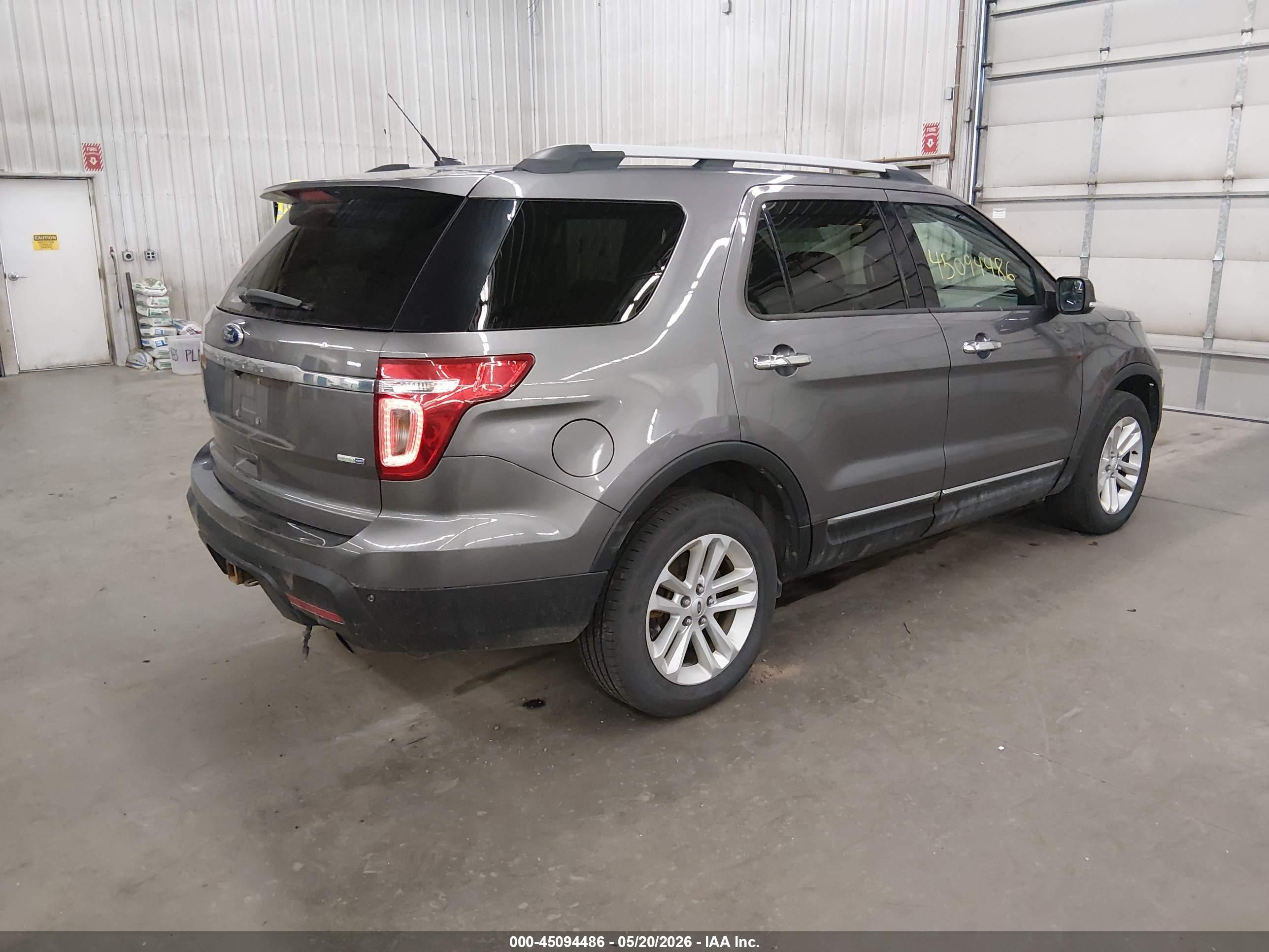 2013 Ford Explorer Xlt Gray vin: 1FM5K8D87DGC70379