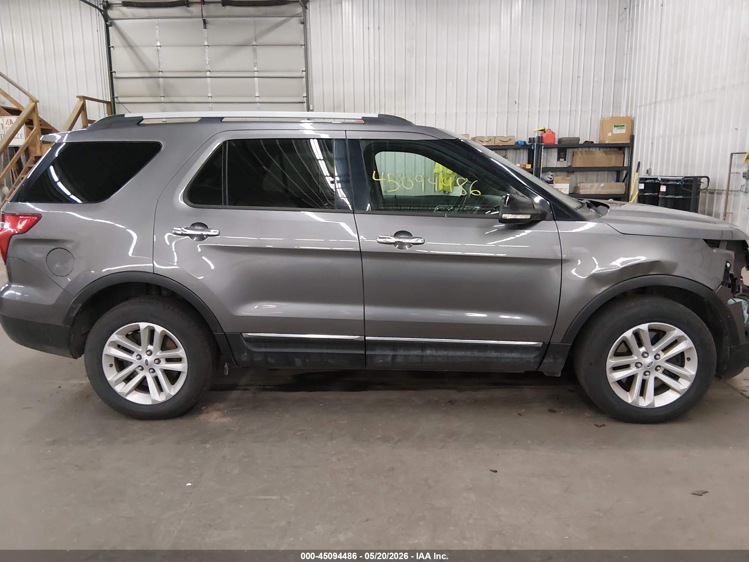 2013 Ford Explorer Xlt Gray vin: 1FM5K8D87DGC70379
