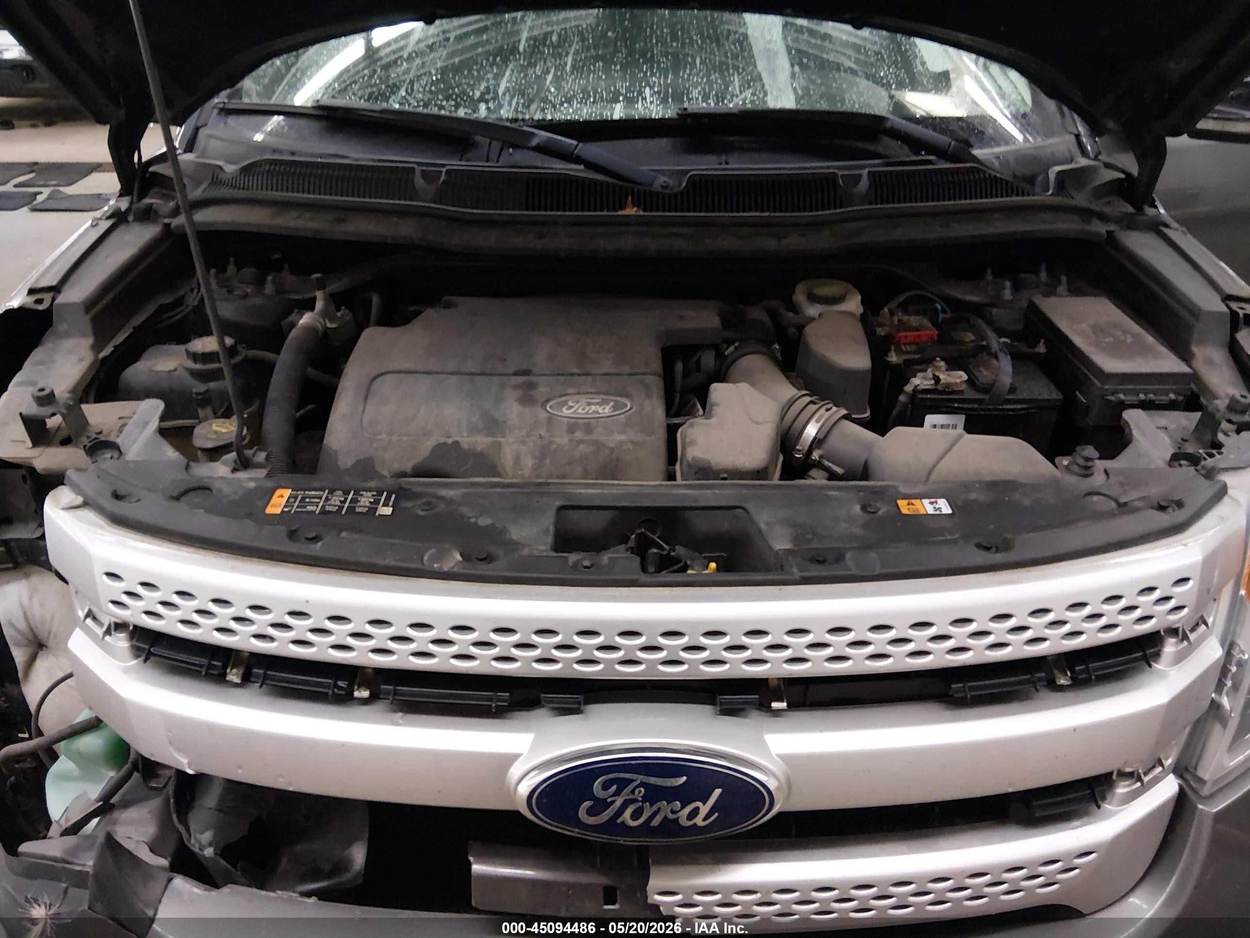 2013 Ford Explorer Xlt Gray vin: 1FM5K8D87DGC70379