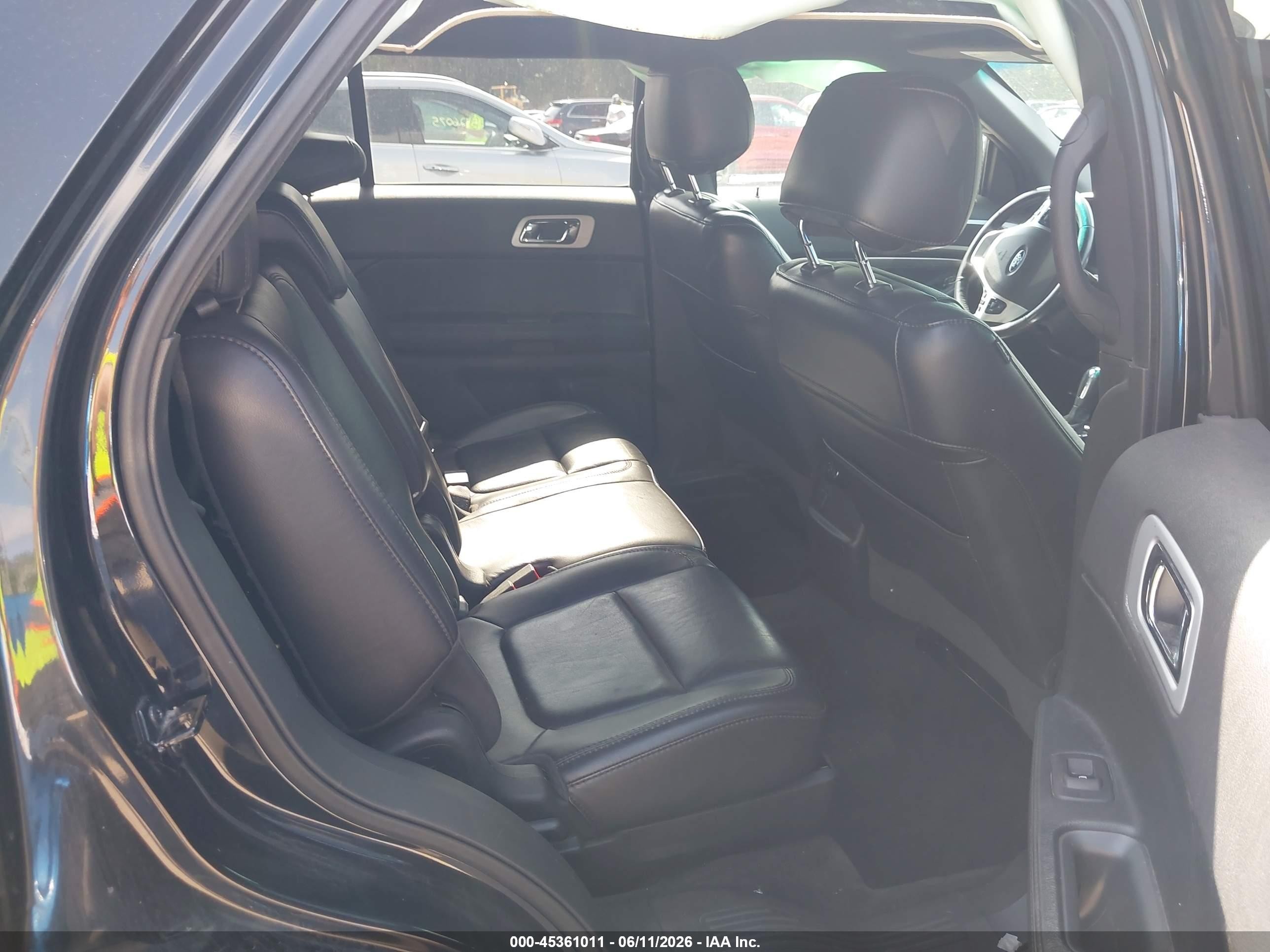 2013 Ford Explorer Xlt Black vin: 1FM5K8D87DGC87456