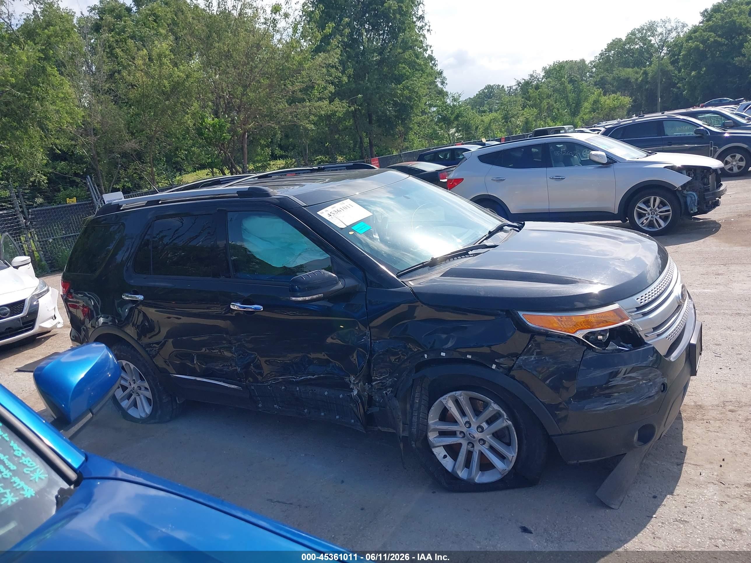 2013 Ford Explorer Xlt Black vin: 1FM5K8D87DGC87456