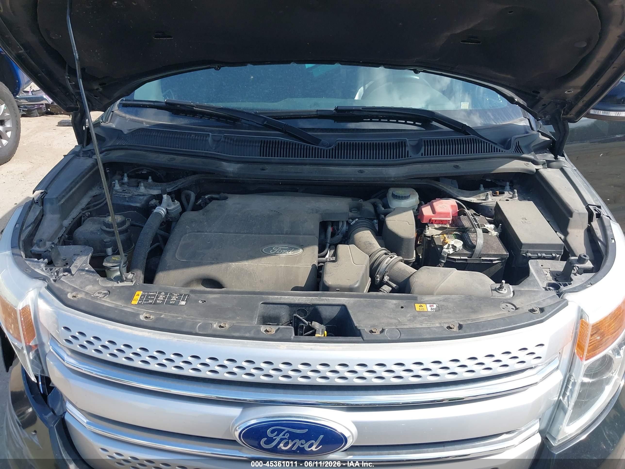 2013 Ford Explorer Xlt Black vin: 1FM5K8D87DGC87456