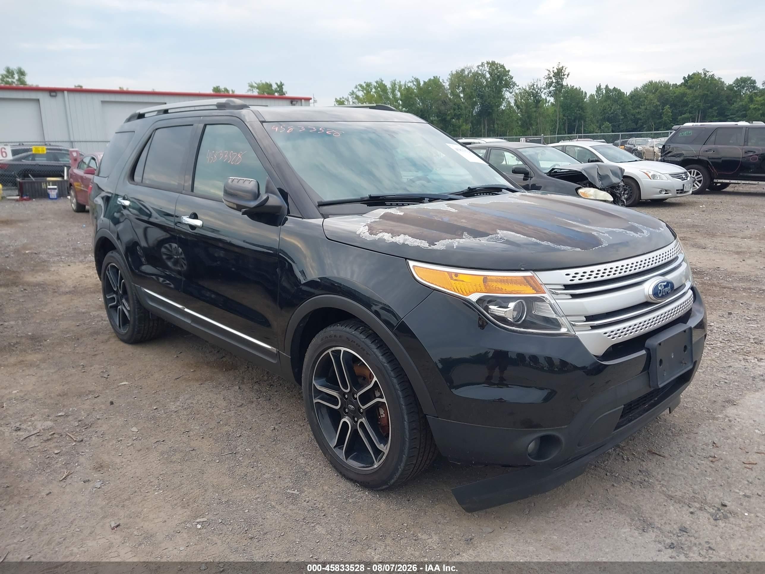 2013 Ford Explorer Xlt Black vin: 1FM5K8D87DGC89319