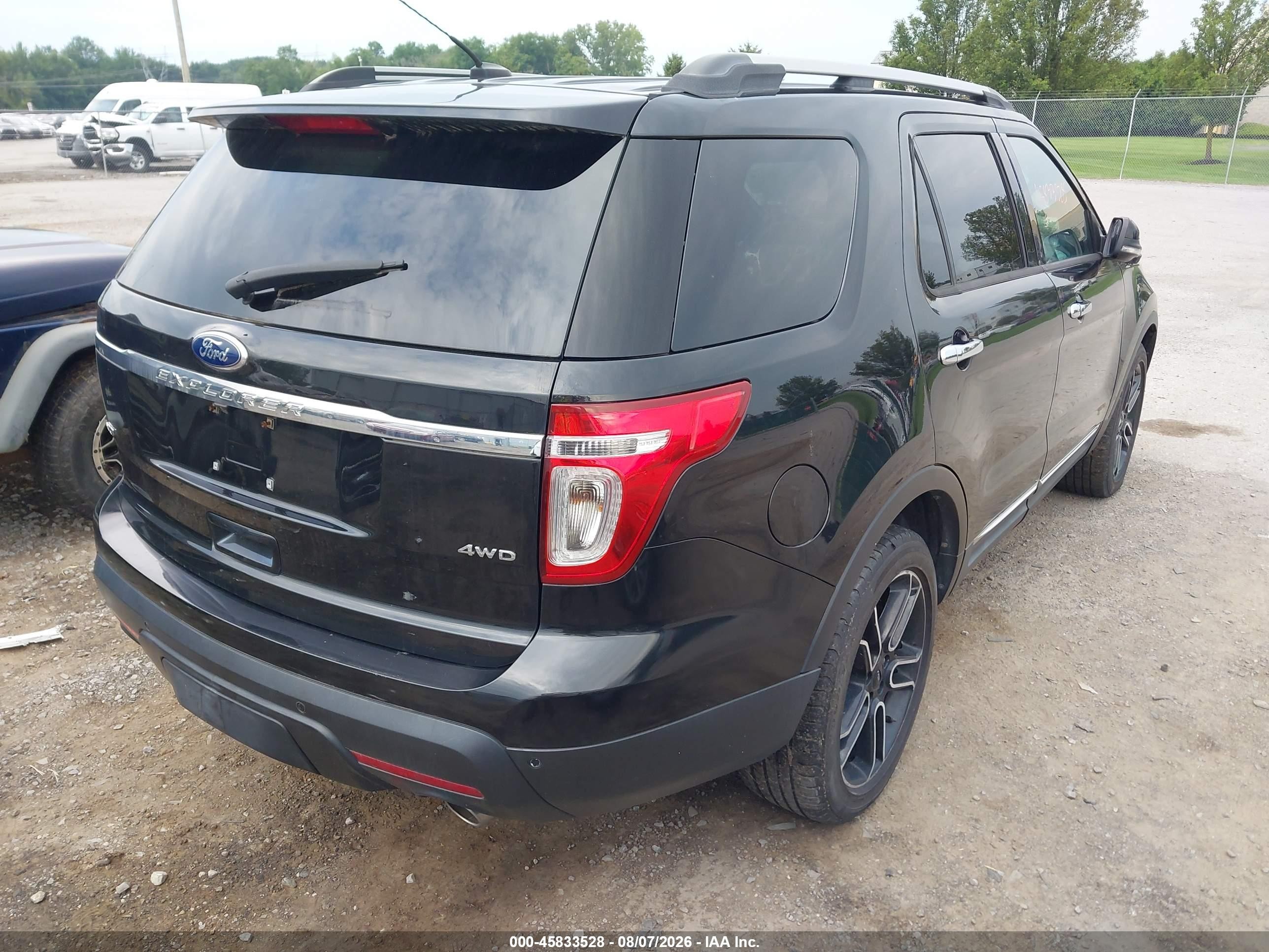 2013 Ford Explorer Xlt Black vin: 1FM5K8D87DGC89319