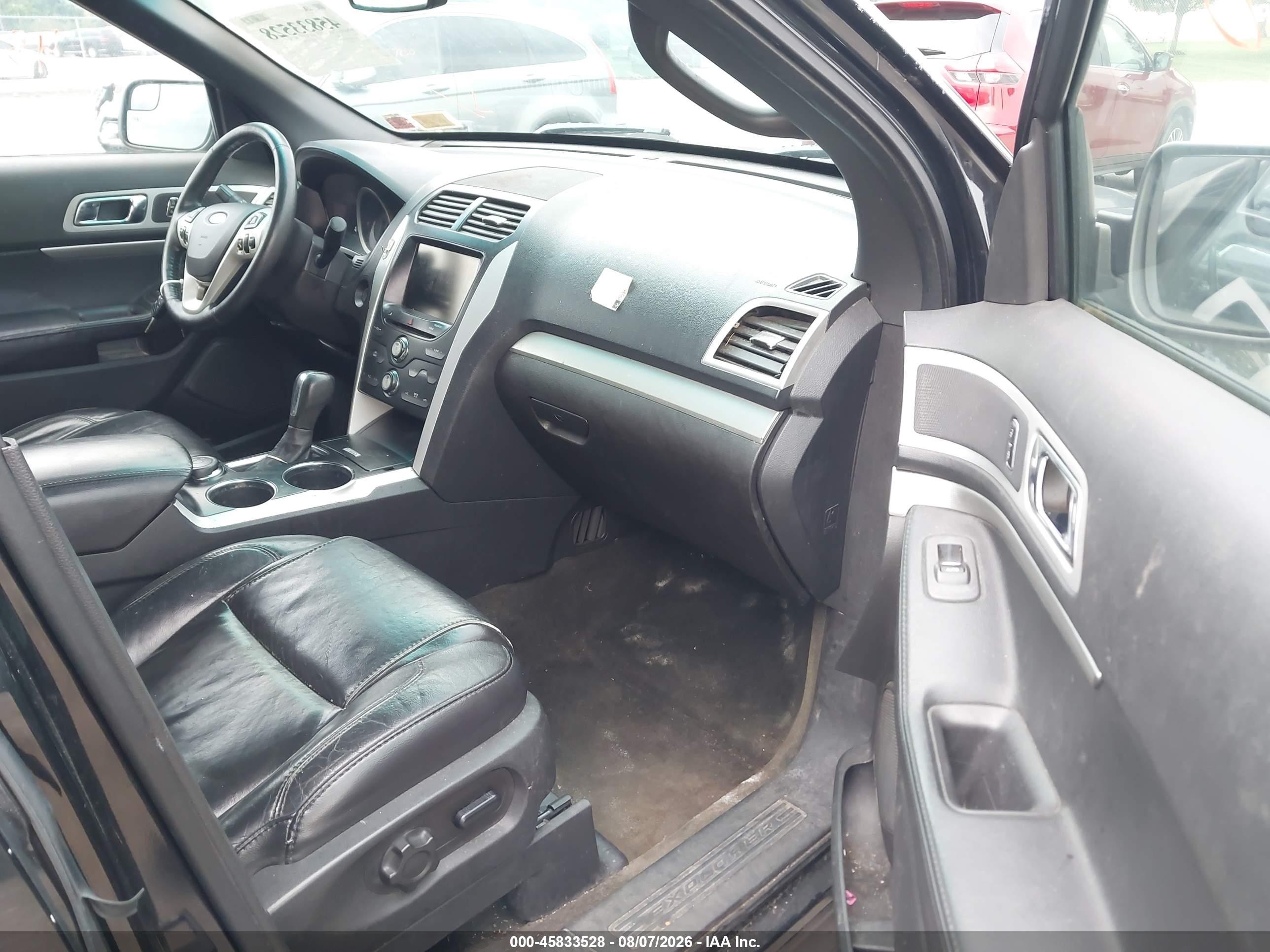 2013 Ford Explorer Xlt Black vin: 1FM5K8D87DGC89319