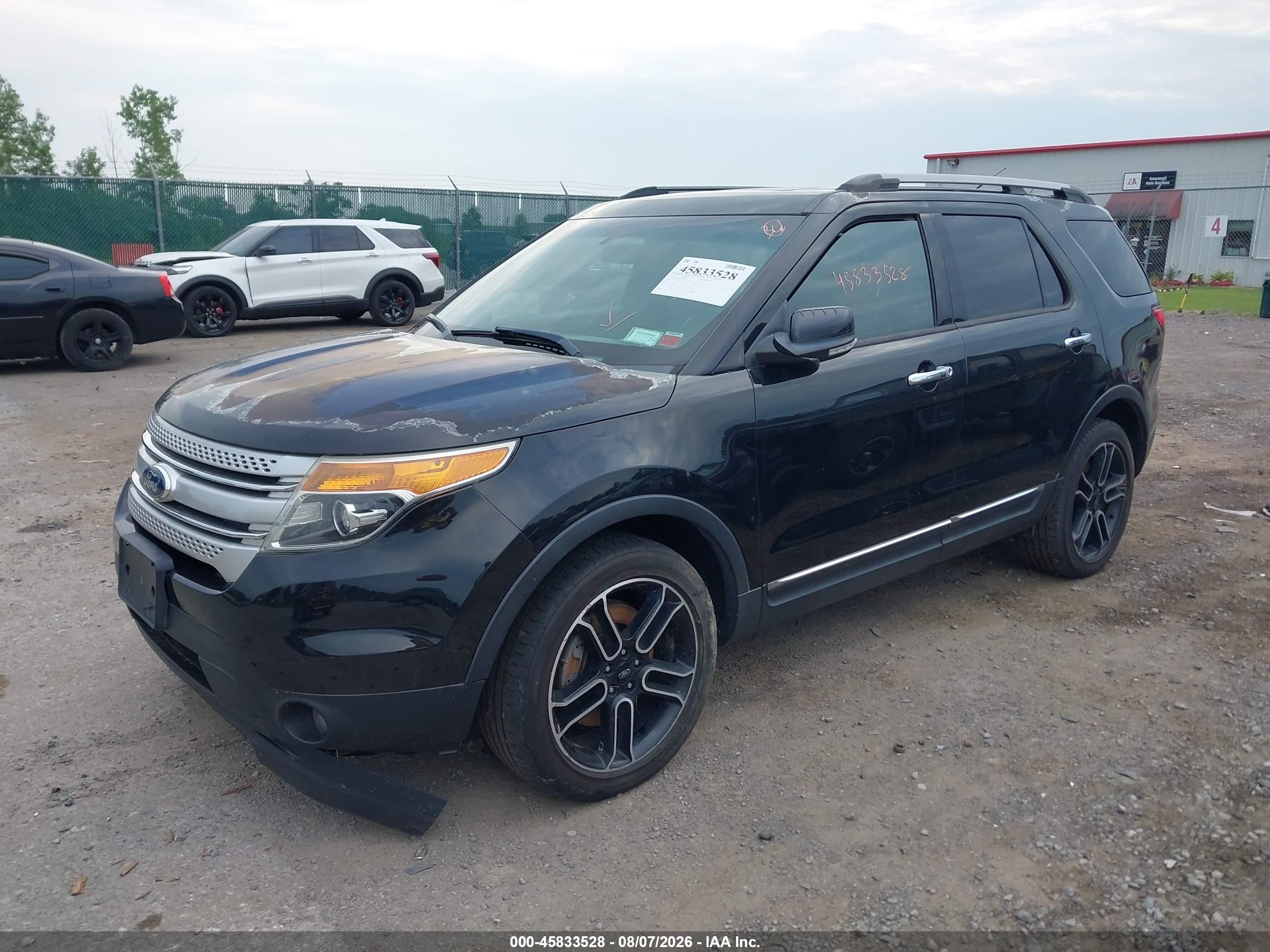 2013 Ford Explorer Xlt Black vin: 1FM5K8D87DGC89319