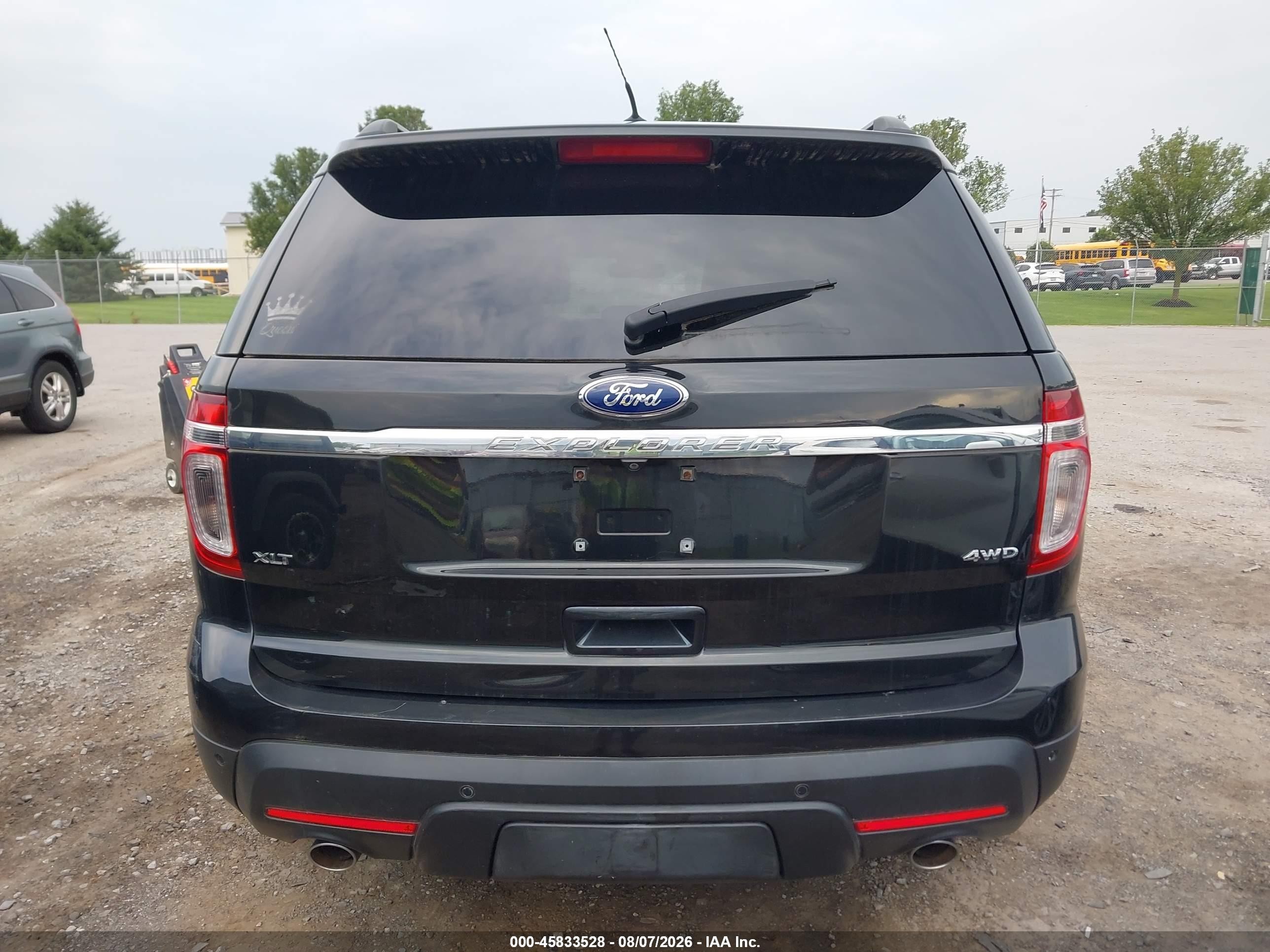2013 Ford Explorer Xlt Black vin: 1FM5K8D87DGC89319