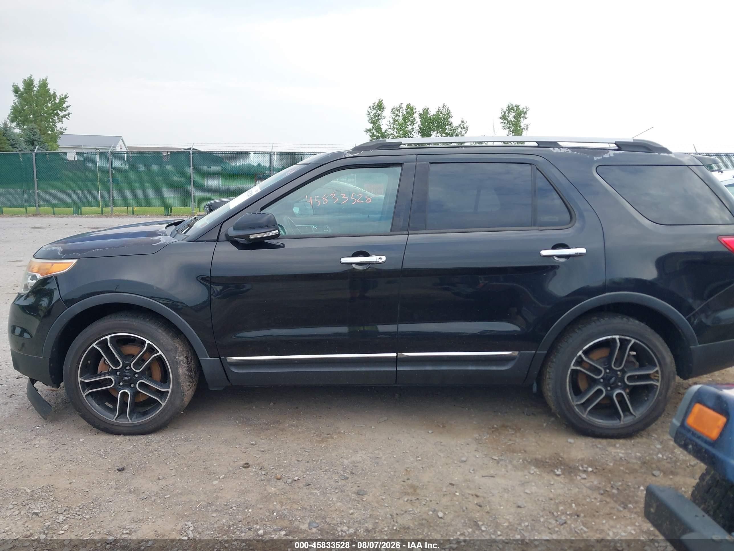 2013 Ford Explorer Xlt Black vin: 1FM5K8D87DGC89319