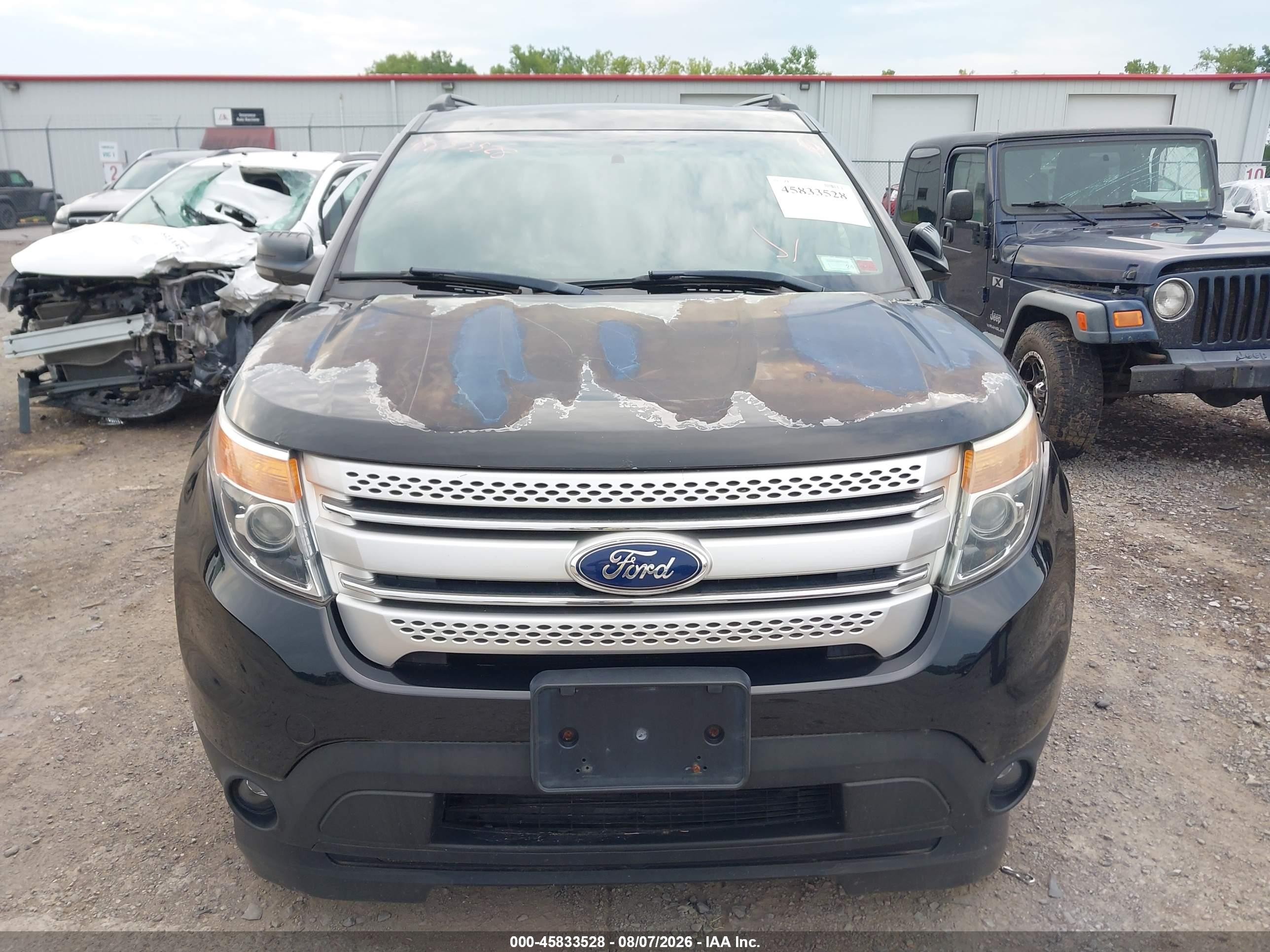 2013 Ford Explorer Xlt Black vin: 1FM5K8D87DGC89319