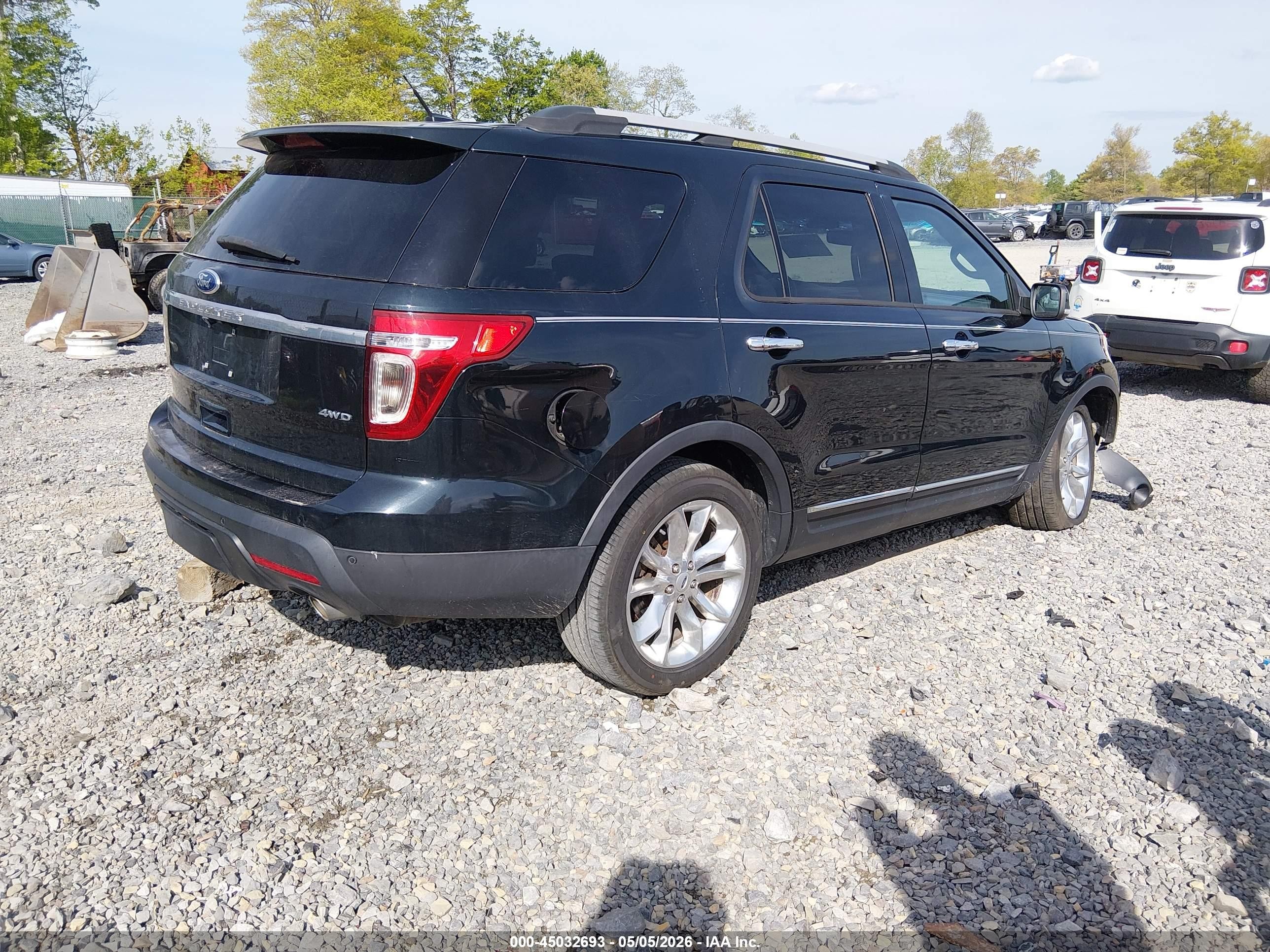2014 Ford Explorer Xlt Black vin: 1FM5K8D87EGA01011