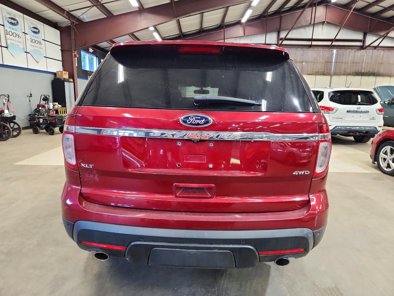 2014 Ford Explorer Xlt Red vin: 1FM5K8D87EGA12154