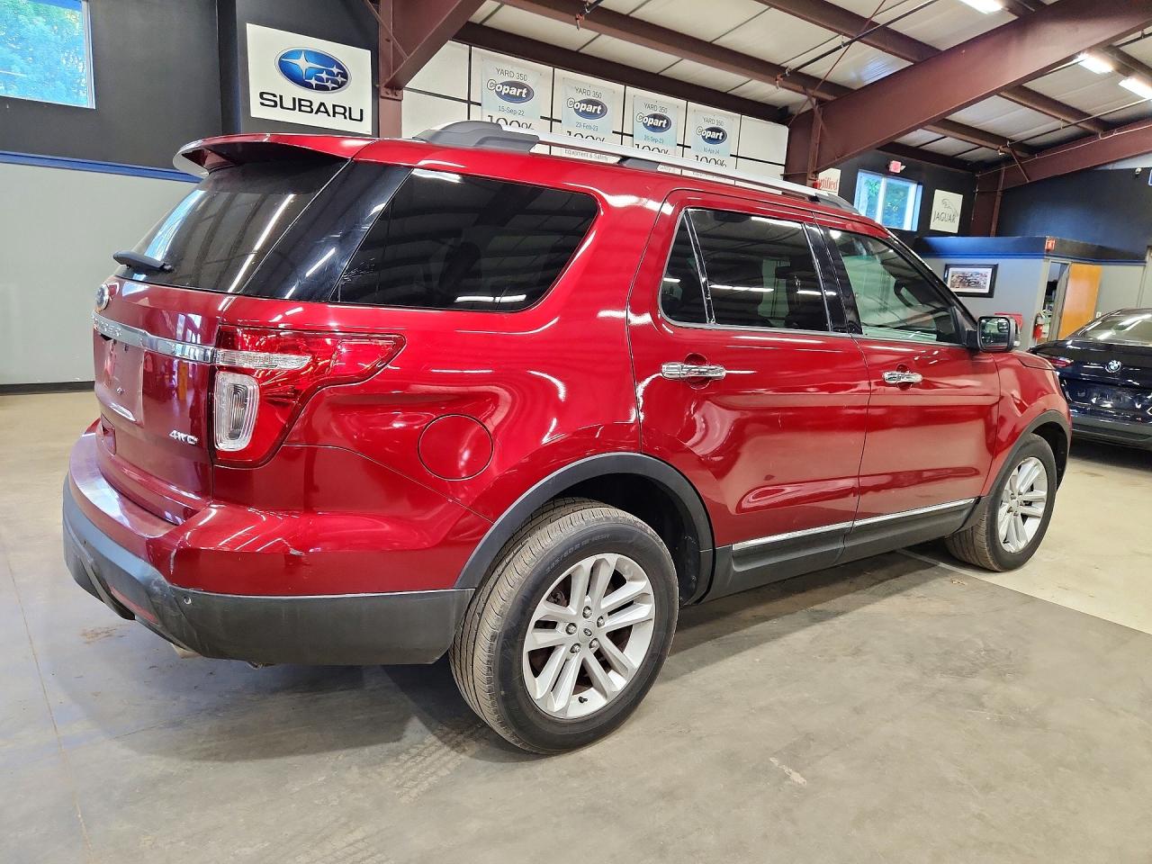 2014 Ford Explorer Xlt Red vin: 1FM5K8D87EGA12154