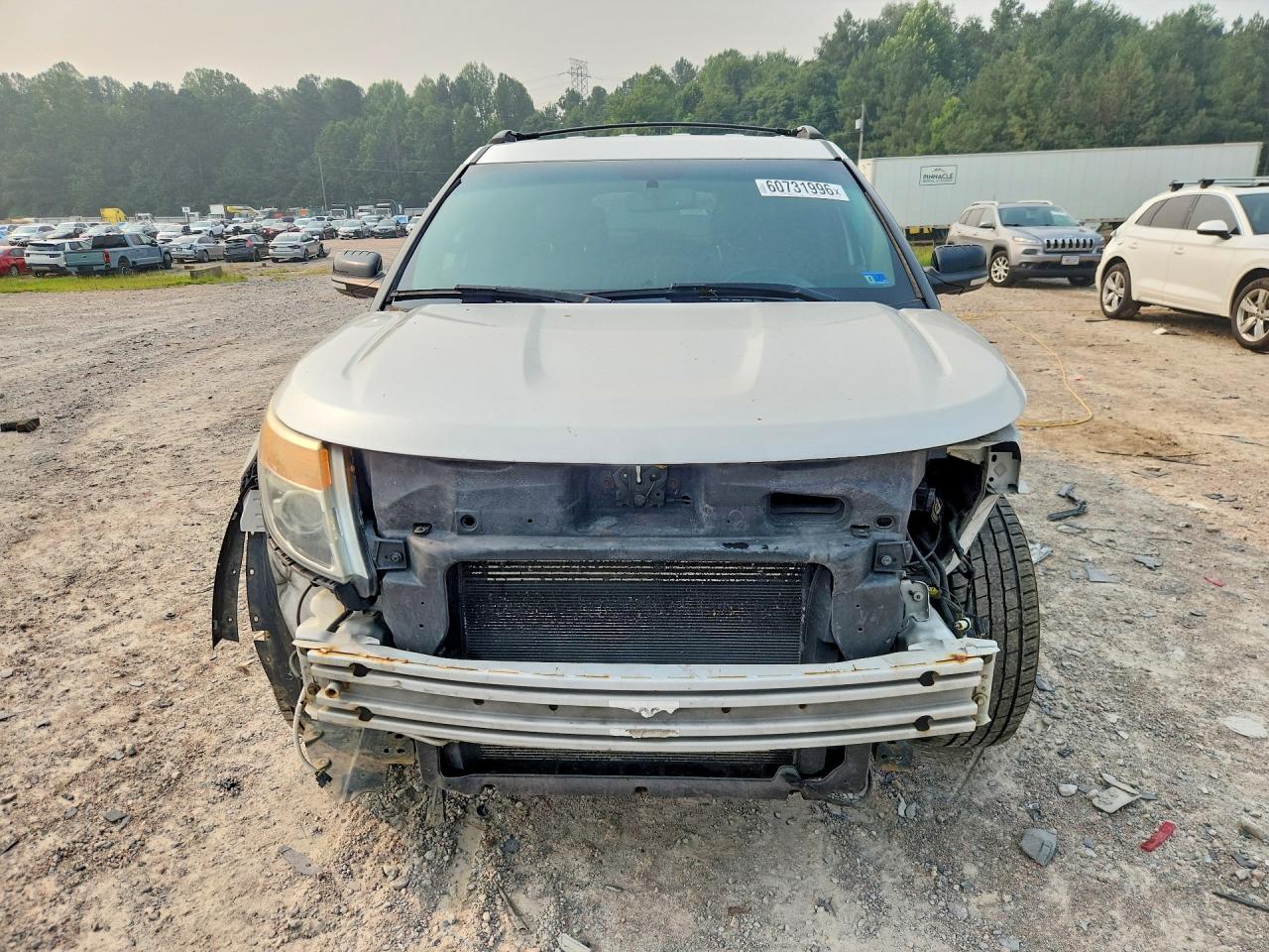 2014 Ford Explorer Xlt White vin: 1FM5K8D87EGA20058