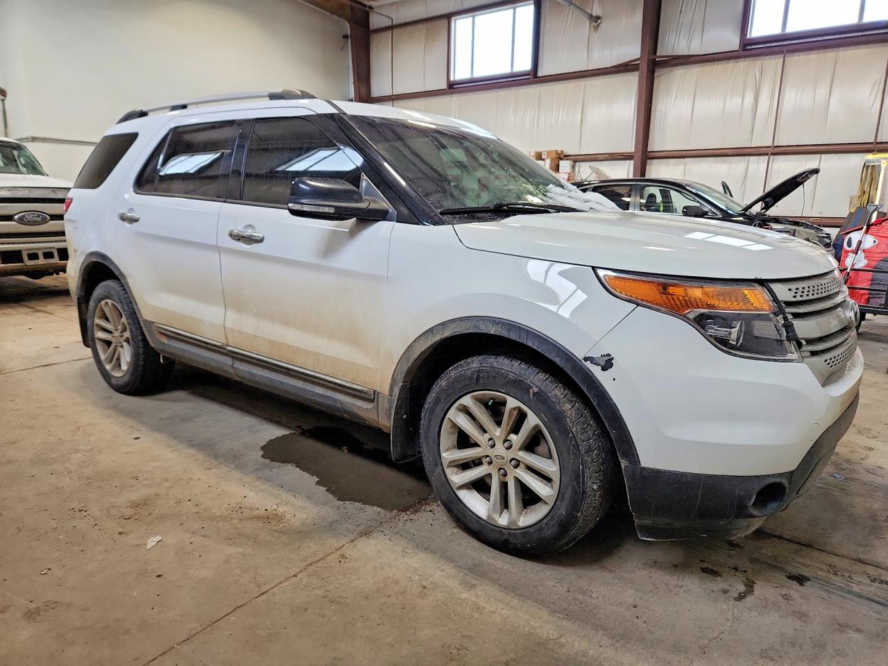 2014 Ford Explorer Xlt White vin: 1FM5K8D87EGA45221