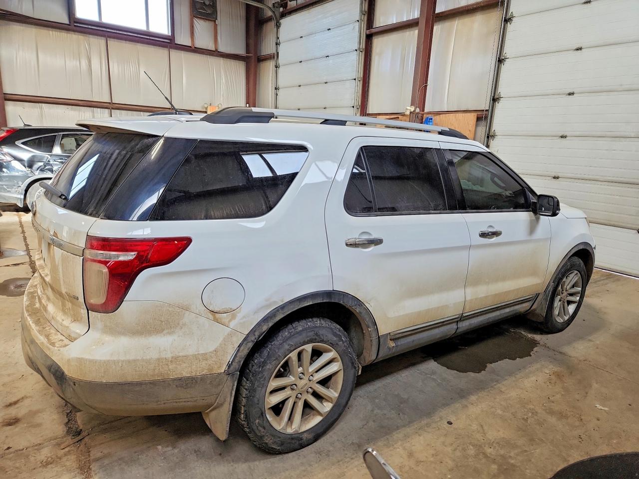 2014 Ford Explorer Xlt White vin: 1FM5K8D87EGA45221