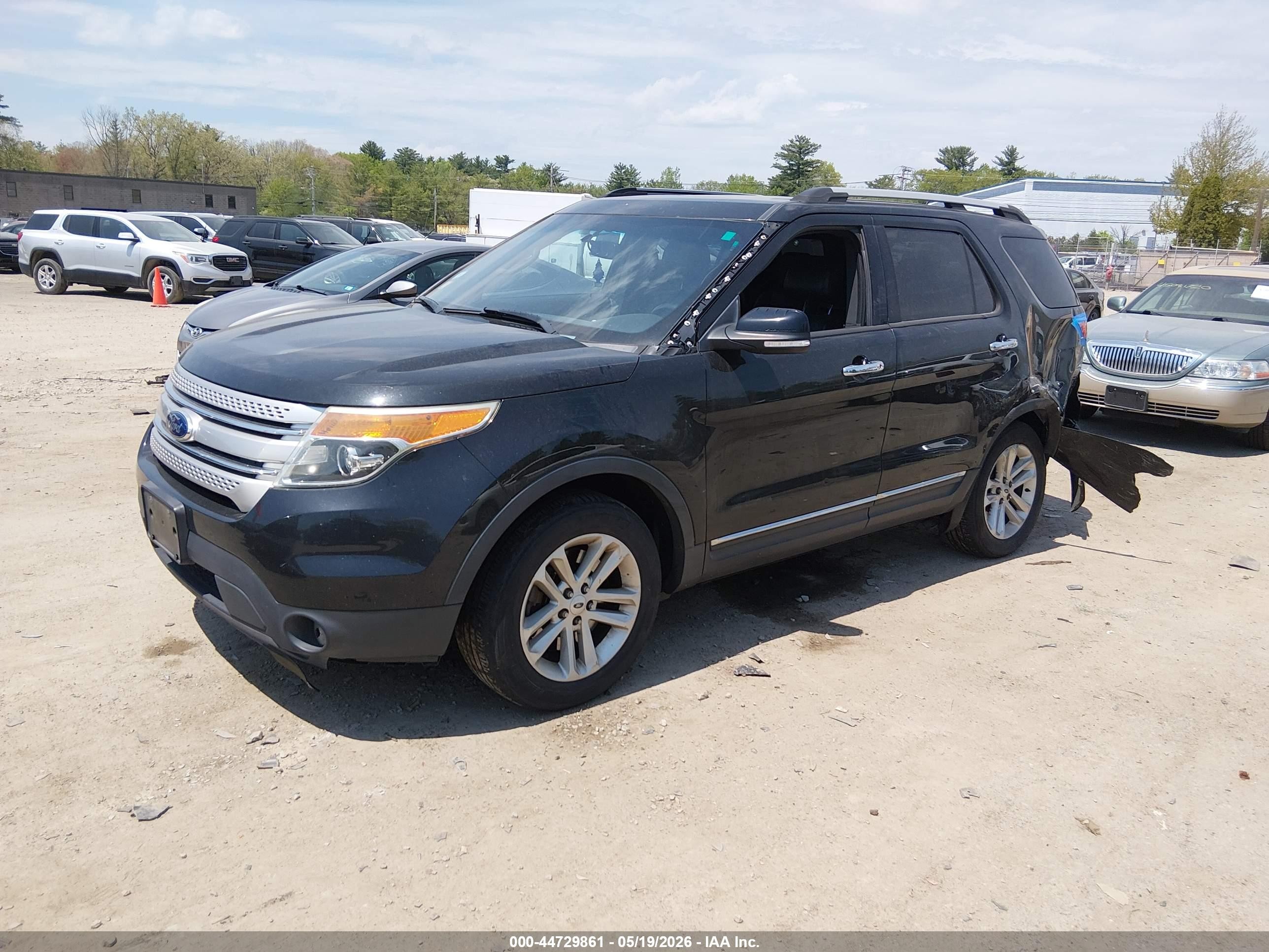 2014 Ford Explorer Xlt Black vin: 1FM5K8D87EGA46790