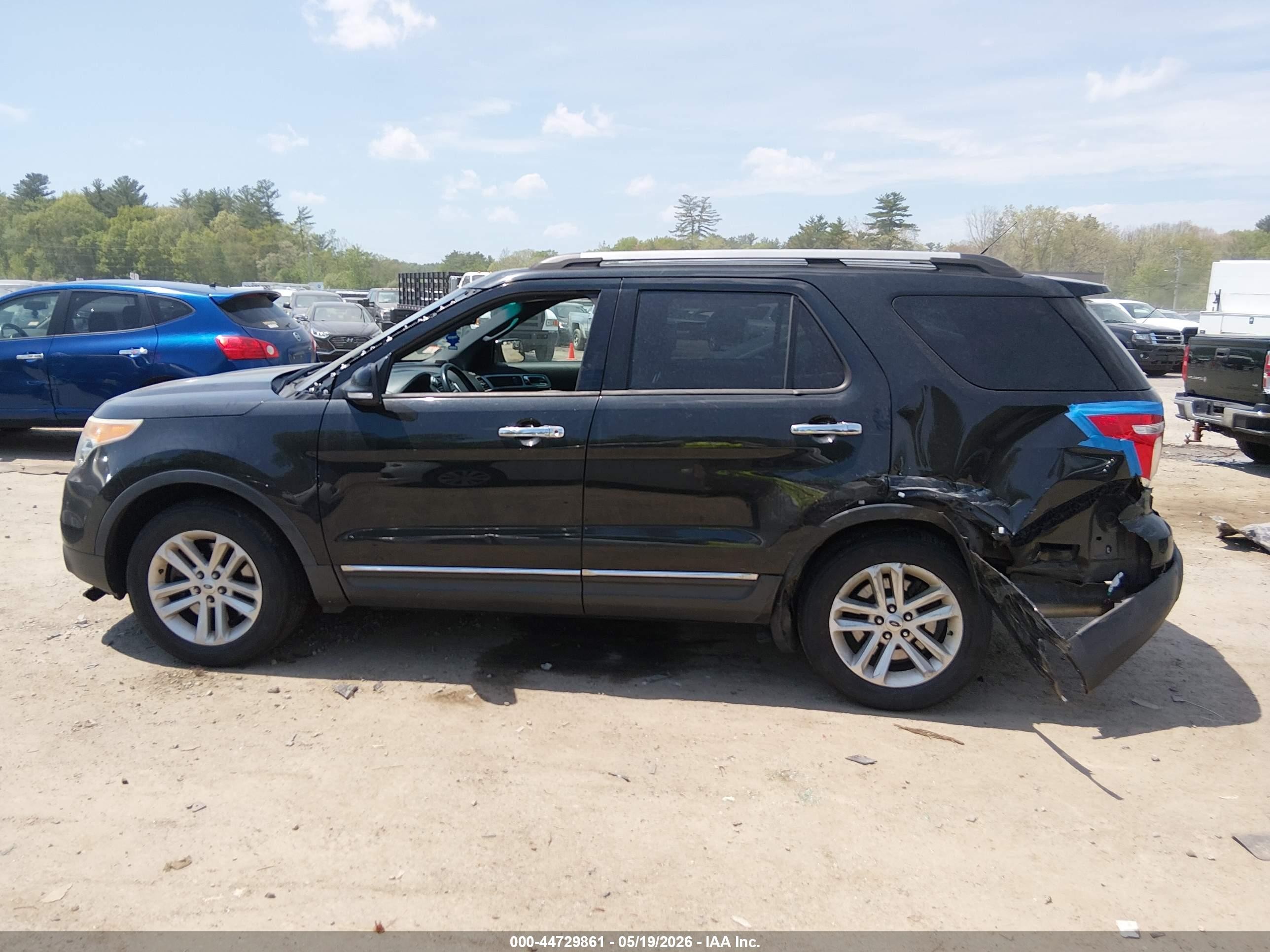 2014 Ford Explorer Xlt Black vin: 1FM5K8D87EGA46790