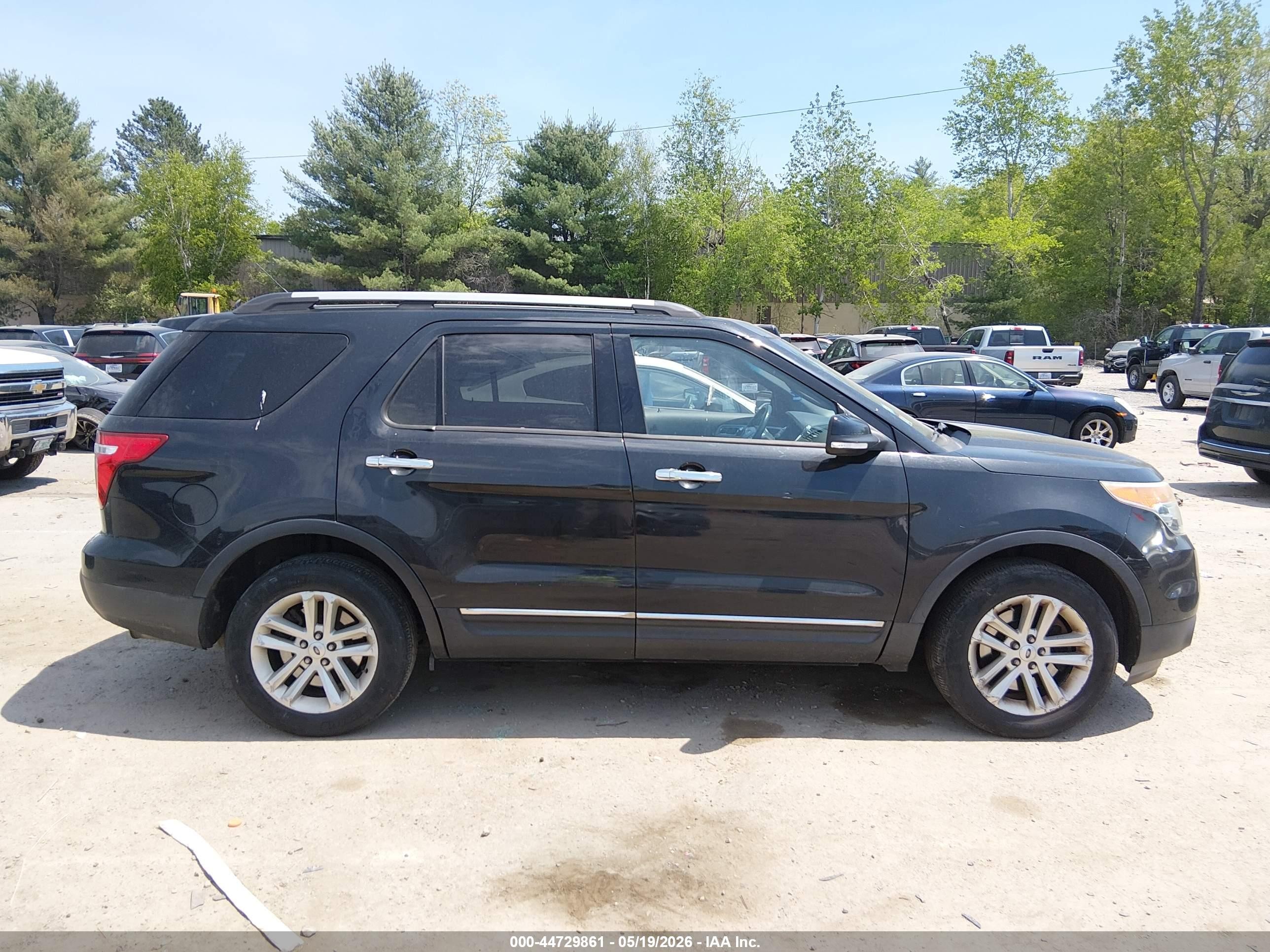 2014 Ford Explorer Xlt Black vin: 1FM5K8D87EGA46790