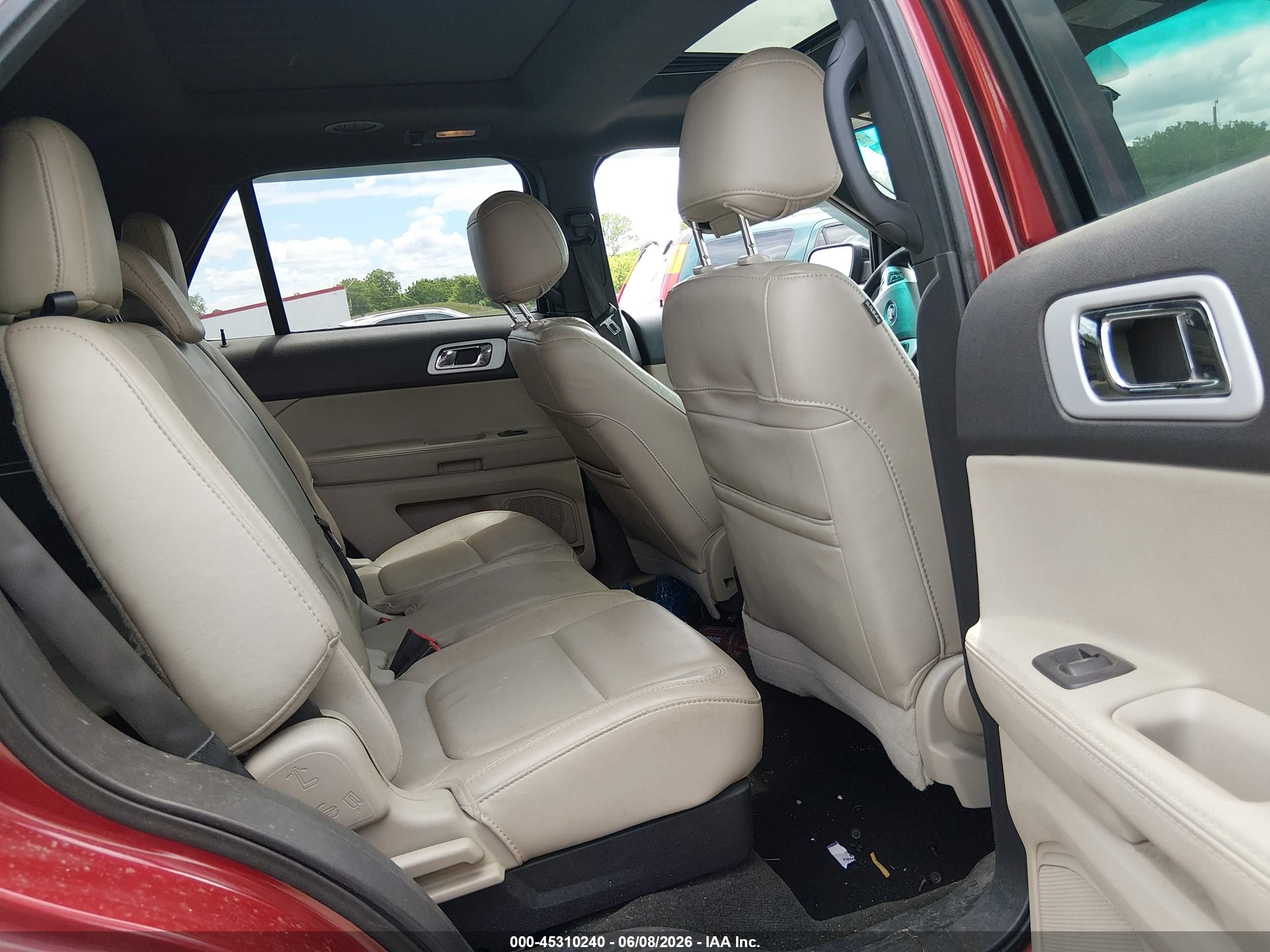 2014 Ford Explorer Xlt Maroon vin: 1FM5K8D87EGA58258
