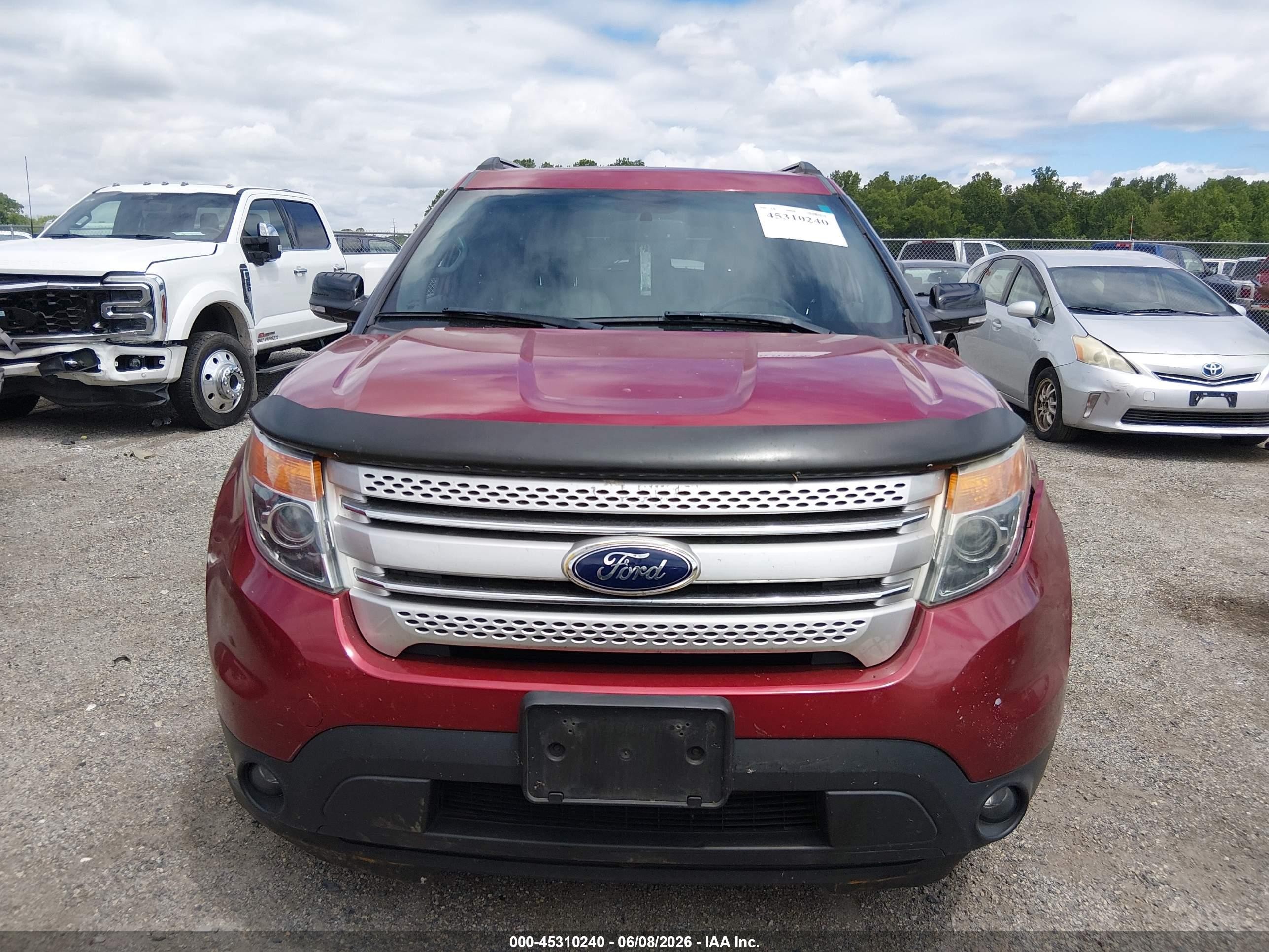 2014 Ford Explorer Xlt Maroon vin: 1FM5K8D87EGA58258