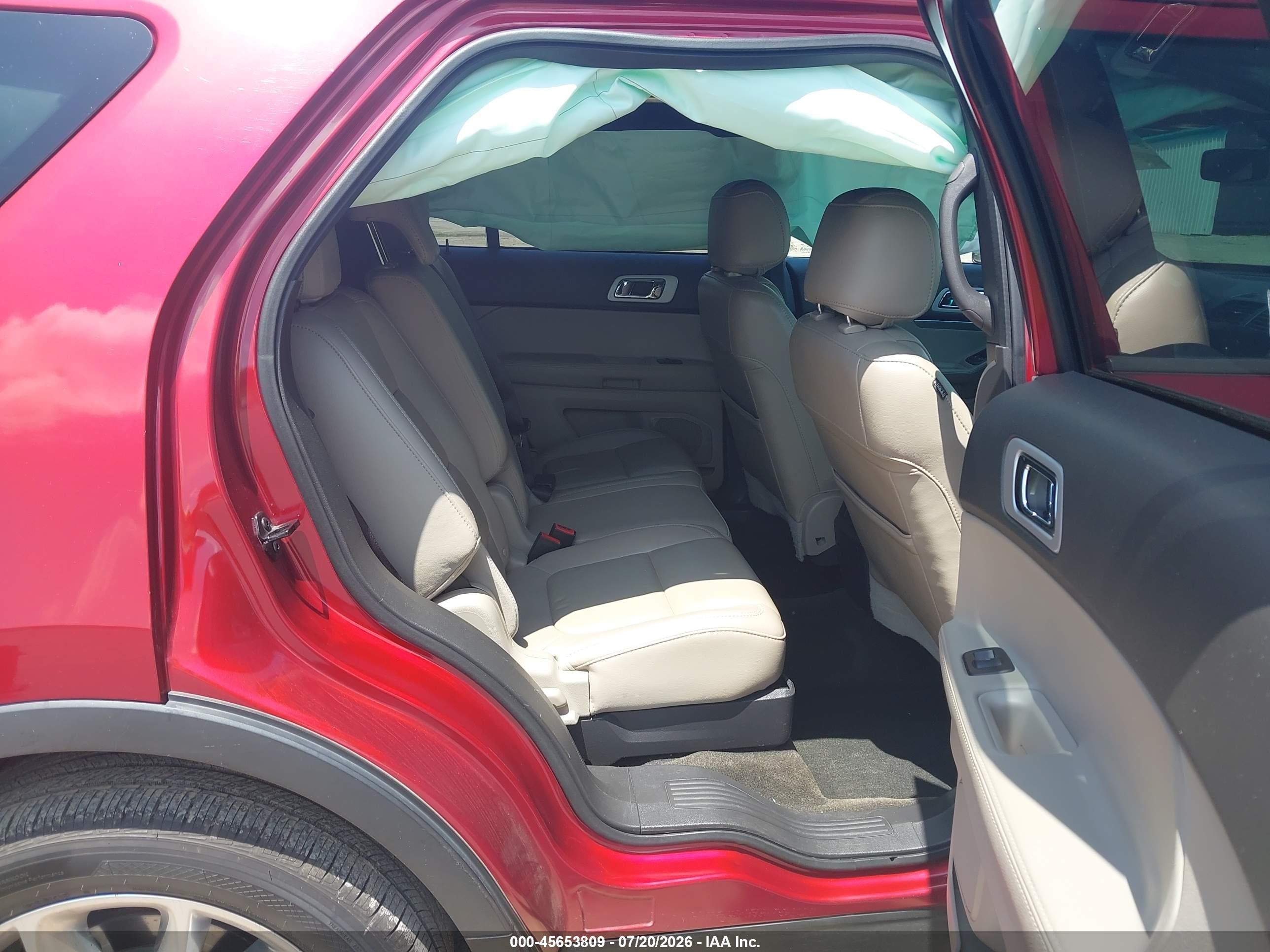 2014 Ford Explorer Xlt Red vin: 1FM5K8D87EGA78333