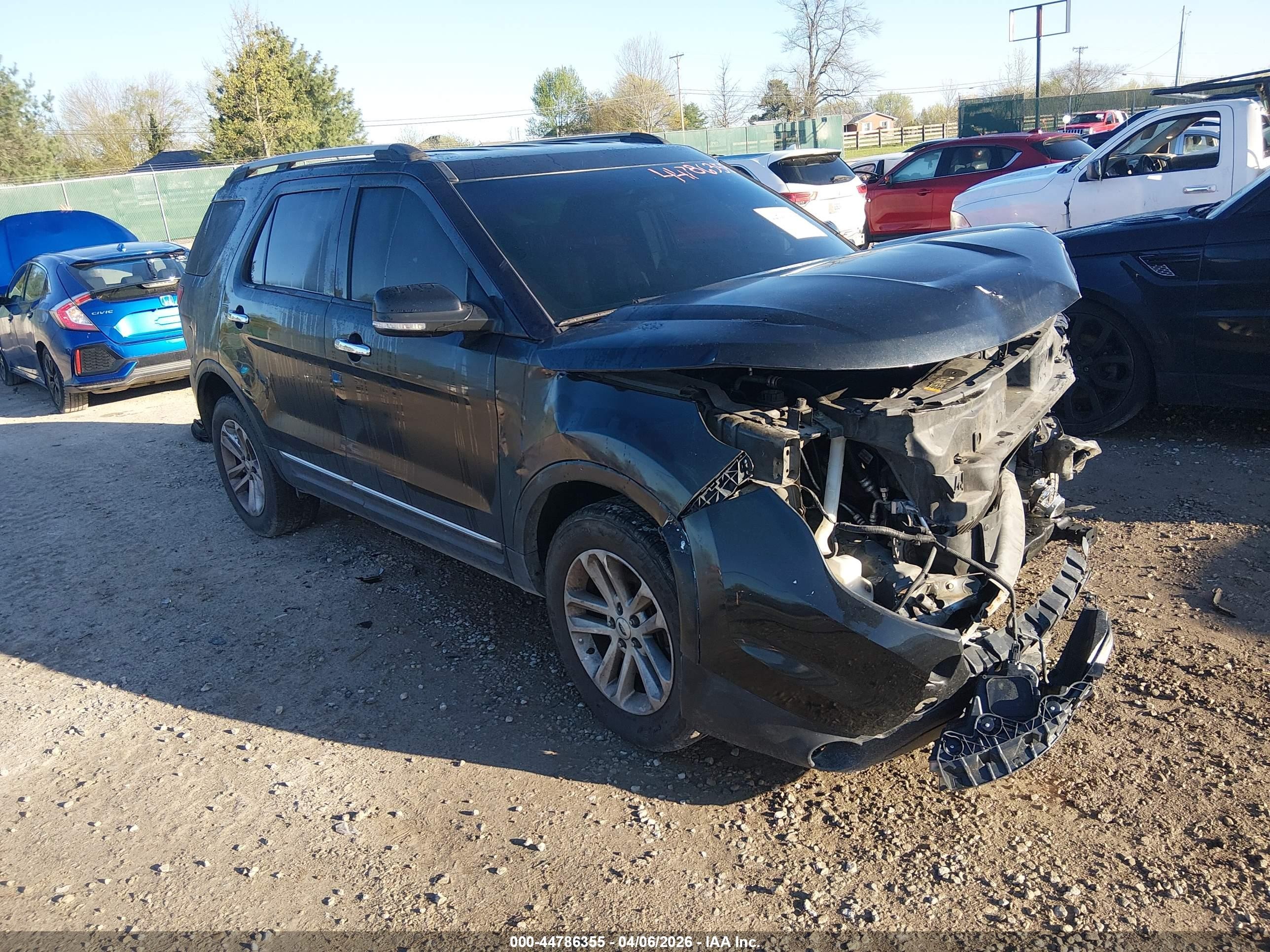 2014 Ford Explorer Xlt Black vin: 1FM5K8D87EGA88425