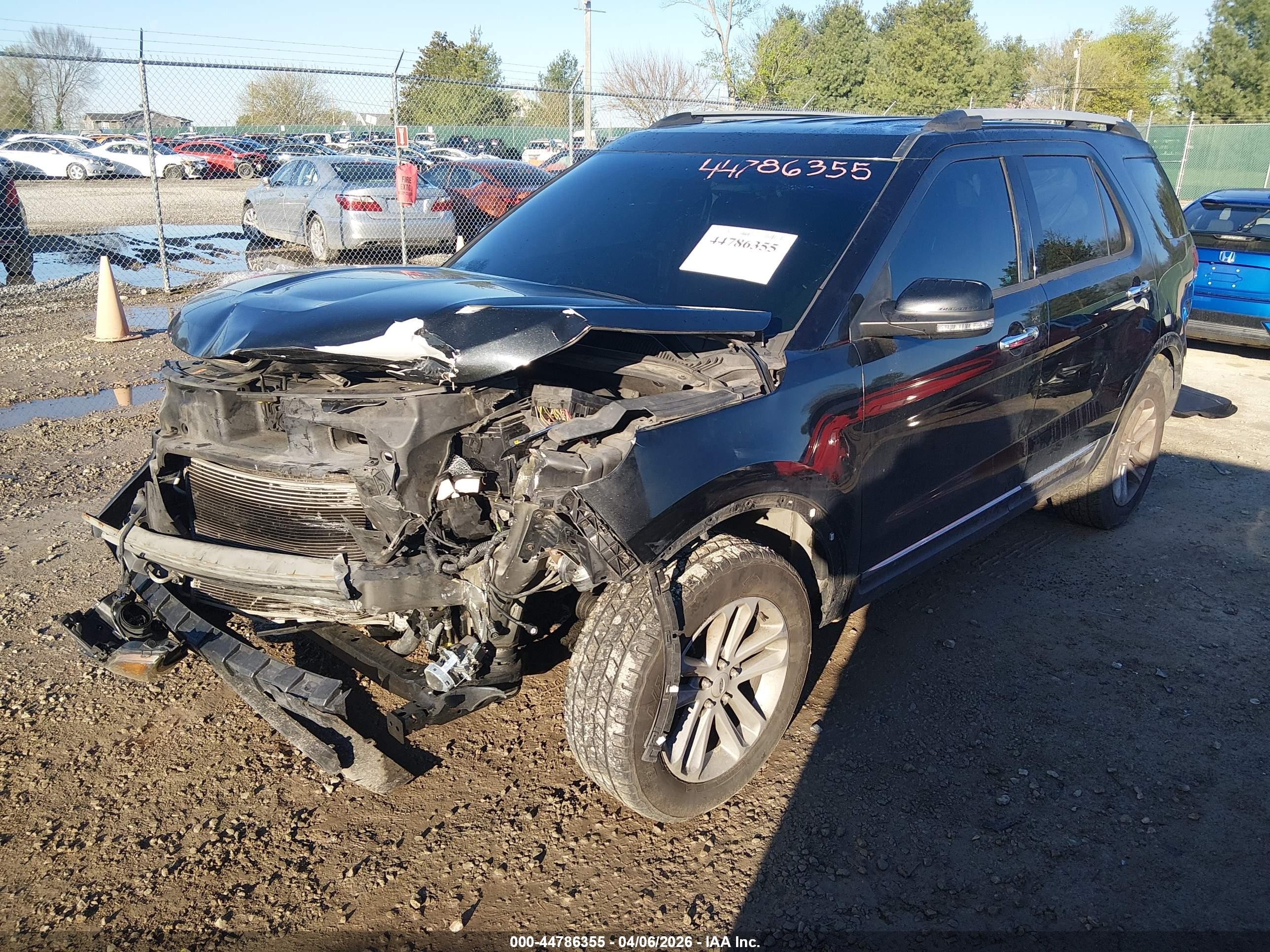 2014 Ford Explorer Xlt Black vin: 1FM5K8D87EGA88425