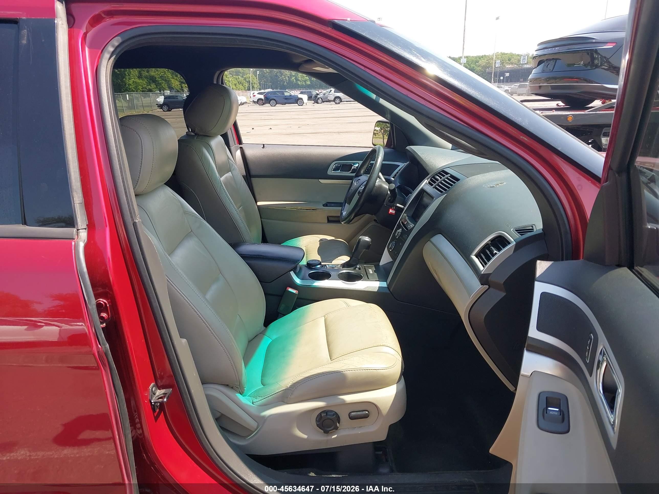 2014 Ford Explorer Xlt Красный vin: 1FM5K8D87EGA97545