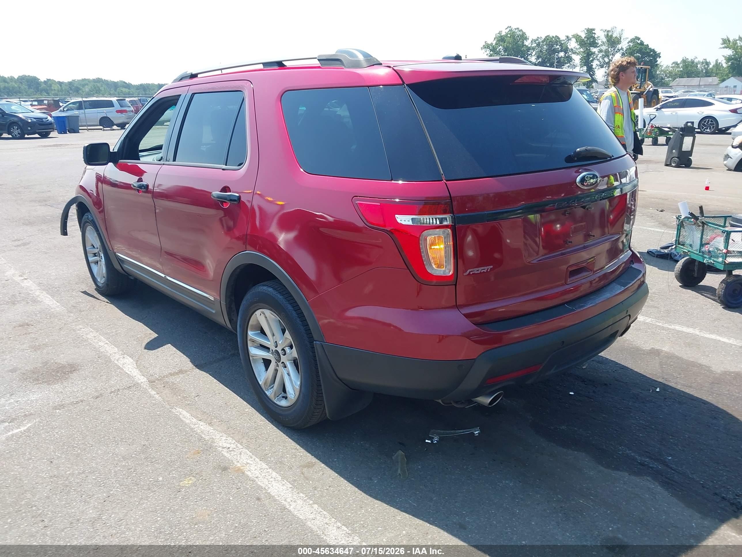 2014 Ford Explorer Xlt Красный vin: 1FM5K8D87EGA97545