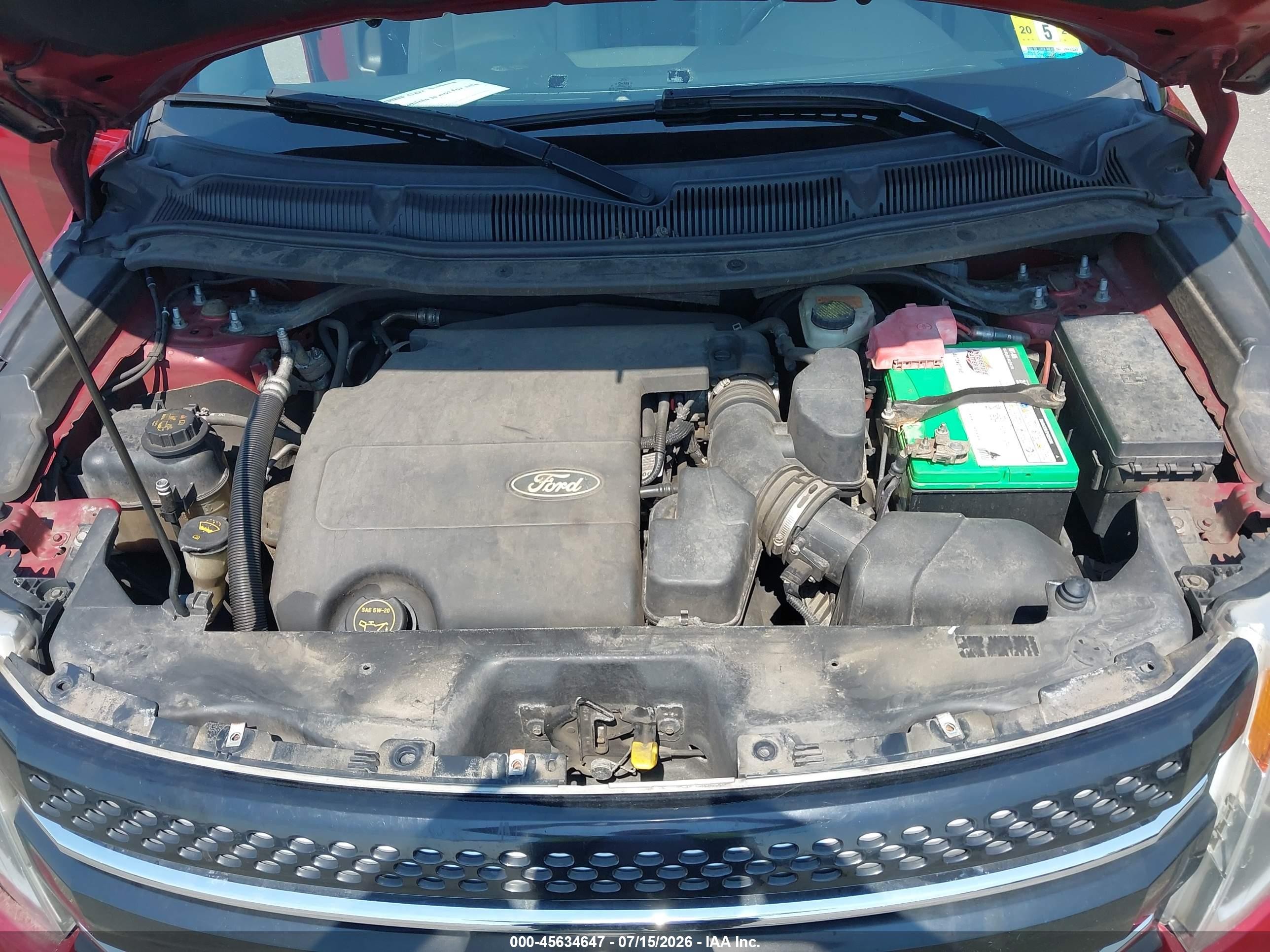 2014 Ford Explorer Xlt Красный vin: 1FM5K8D87EGA97545