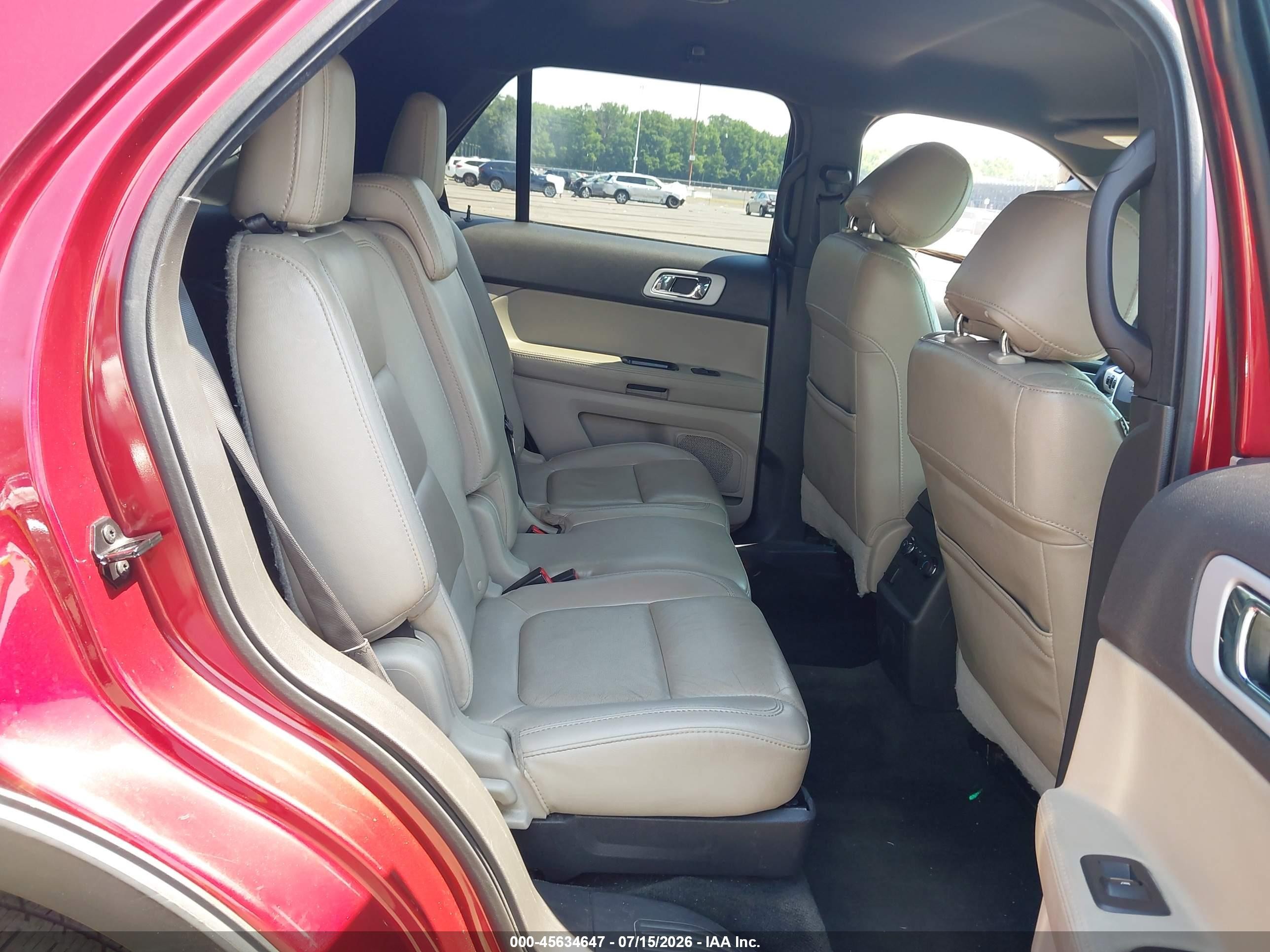 2014 Ford Explorer Xlt Красный vin: 1FM5K8D87EGA97545