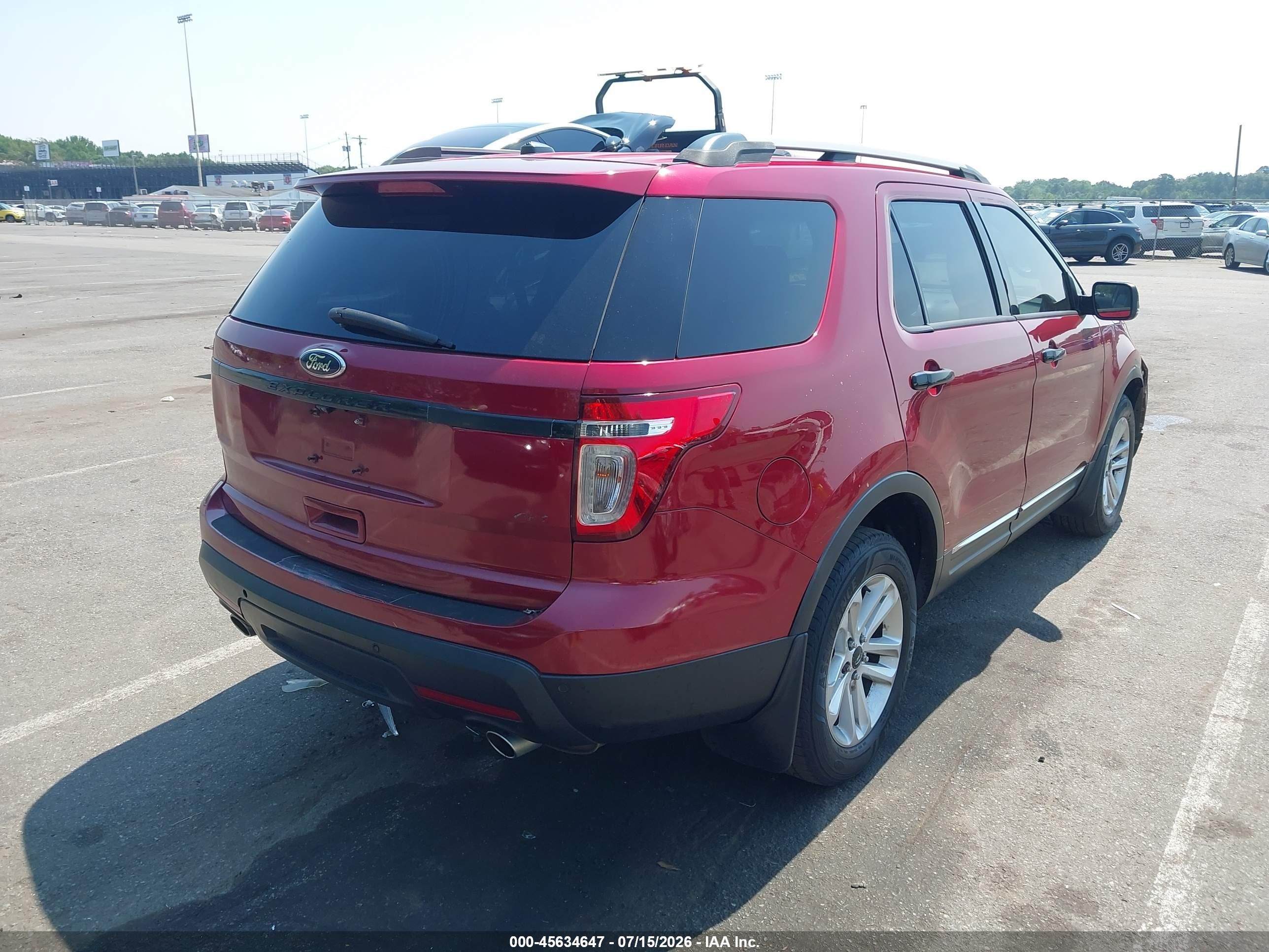 2014 Ford Explorer Xlt Красный vin: 1FM5K8D87EGA97545