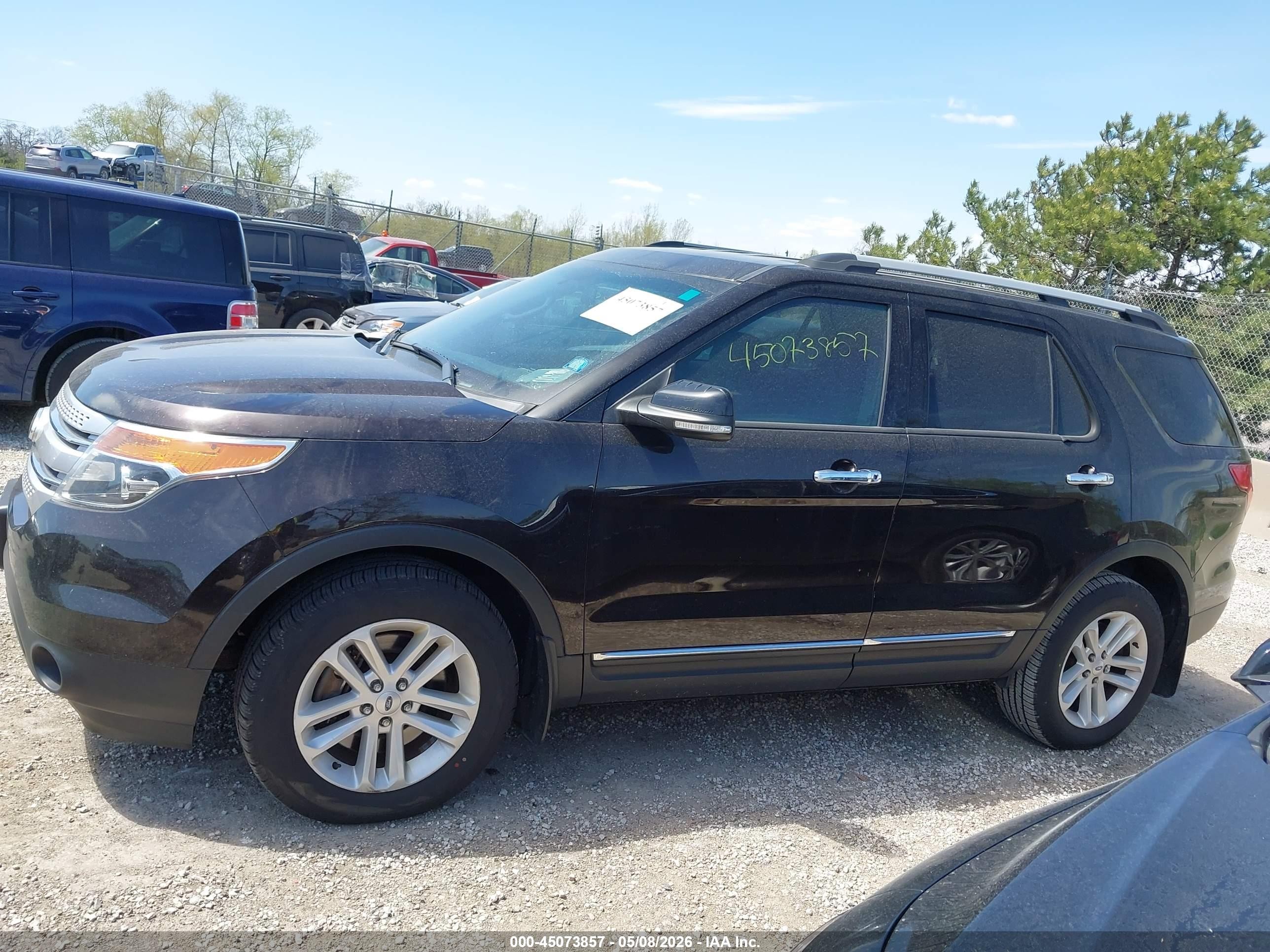 2014 Ford Explorer Xlt Черный vin: 1FM5K8D87EGB08026