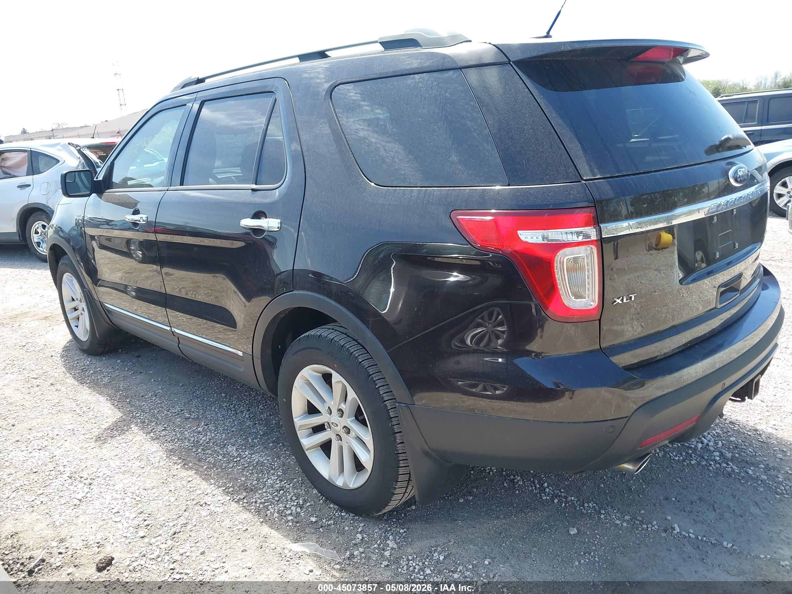 2014 Ford Explorer Xlt Черный vin: 1FM5K8D87EGB08026