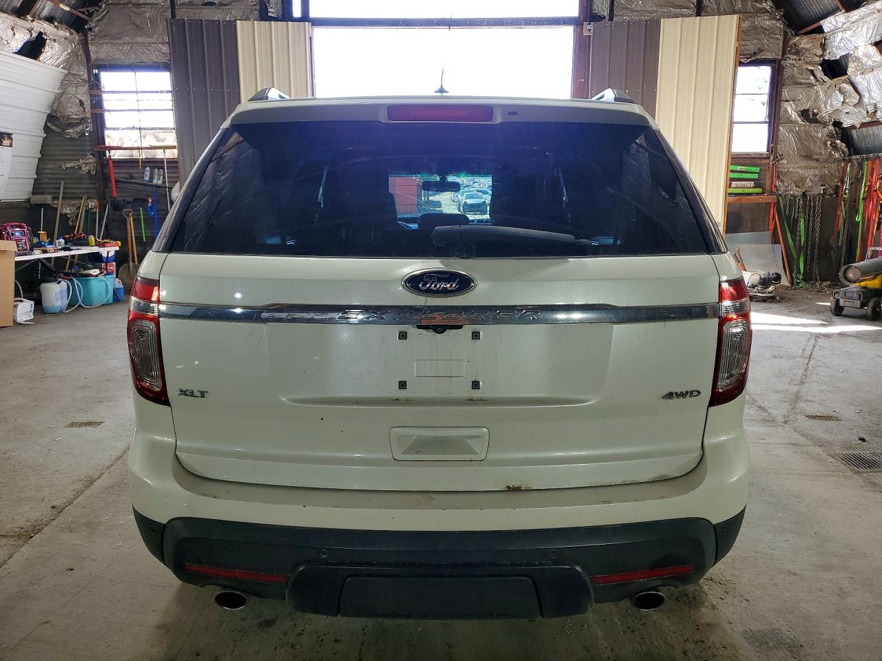 2014 Ford Explorer Xlt White vin: 1FM5K8D87EGB66072