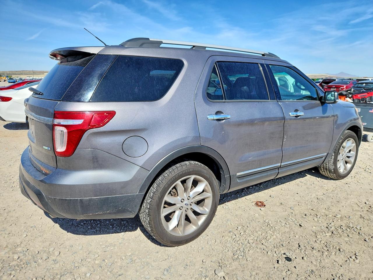 2014 Ford Explorer Xlt Gray vin: 1FM5K8D87EGB73247