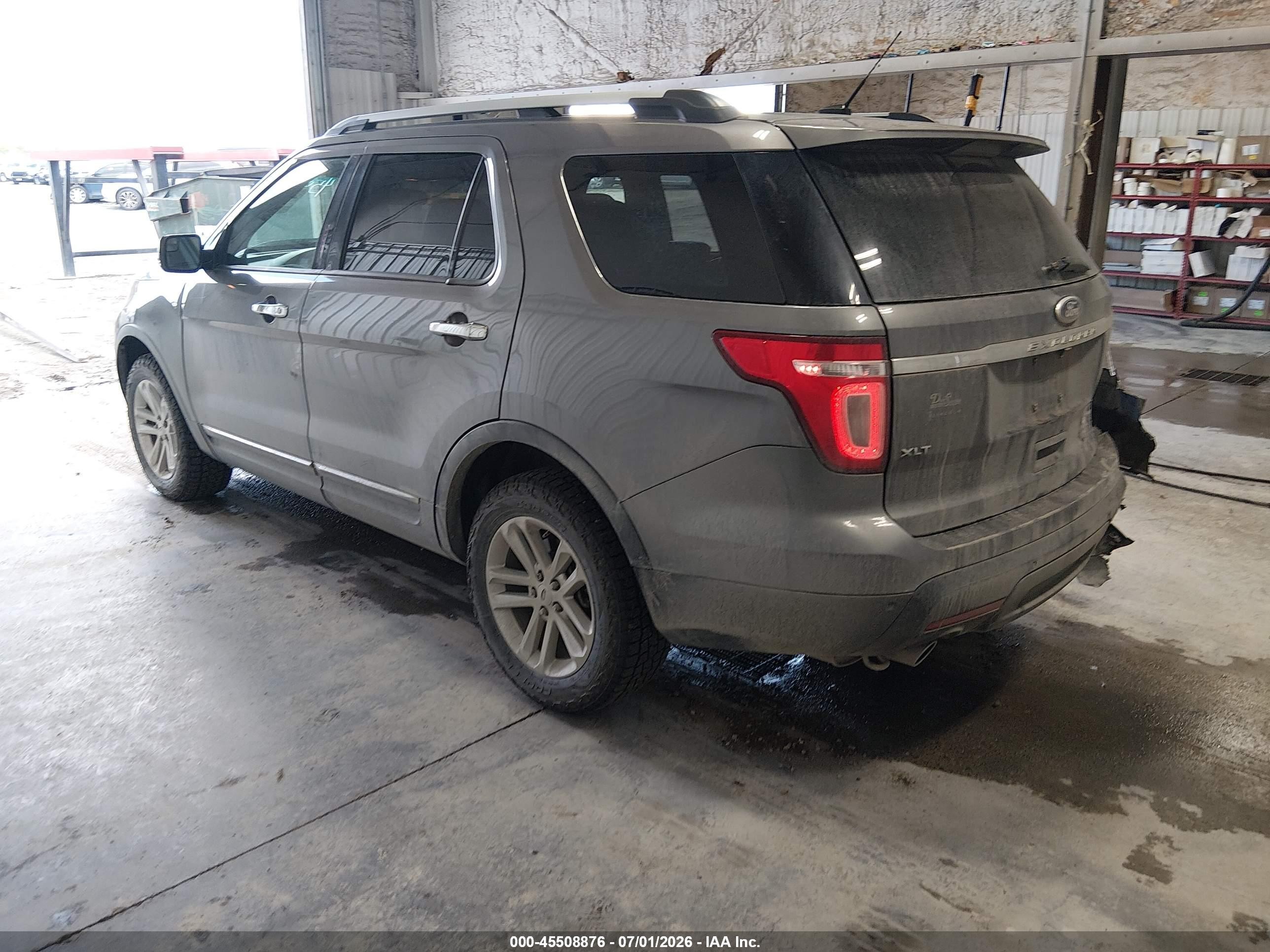 2014 Ford Explorer Xlt Gray vin: 1FM5K8D87EGC25511
