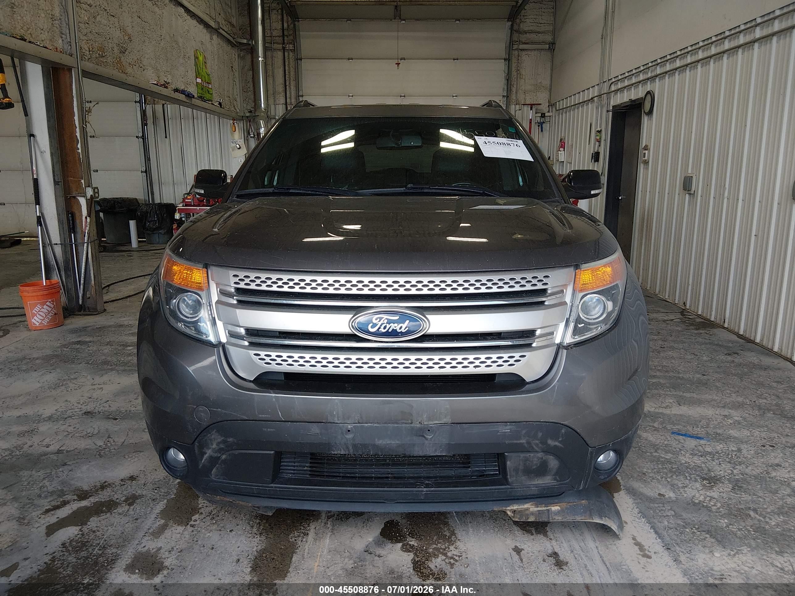 2014 Ford Explorer Xlt Gray vin: 1FM5K8D87EGC25511