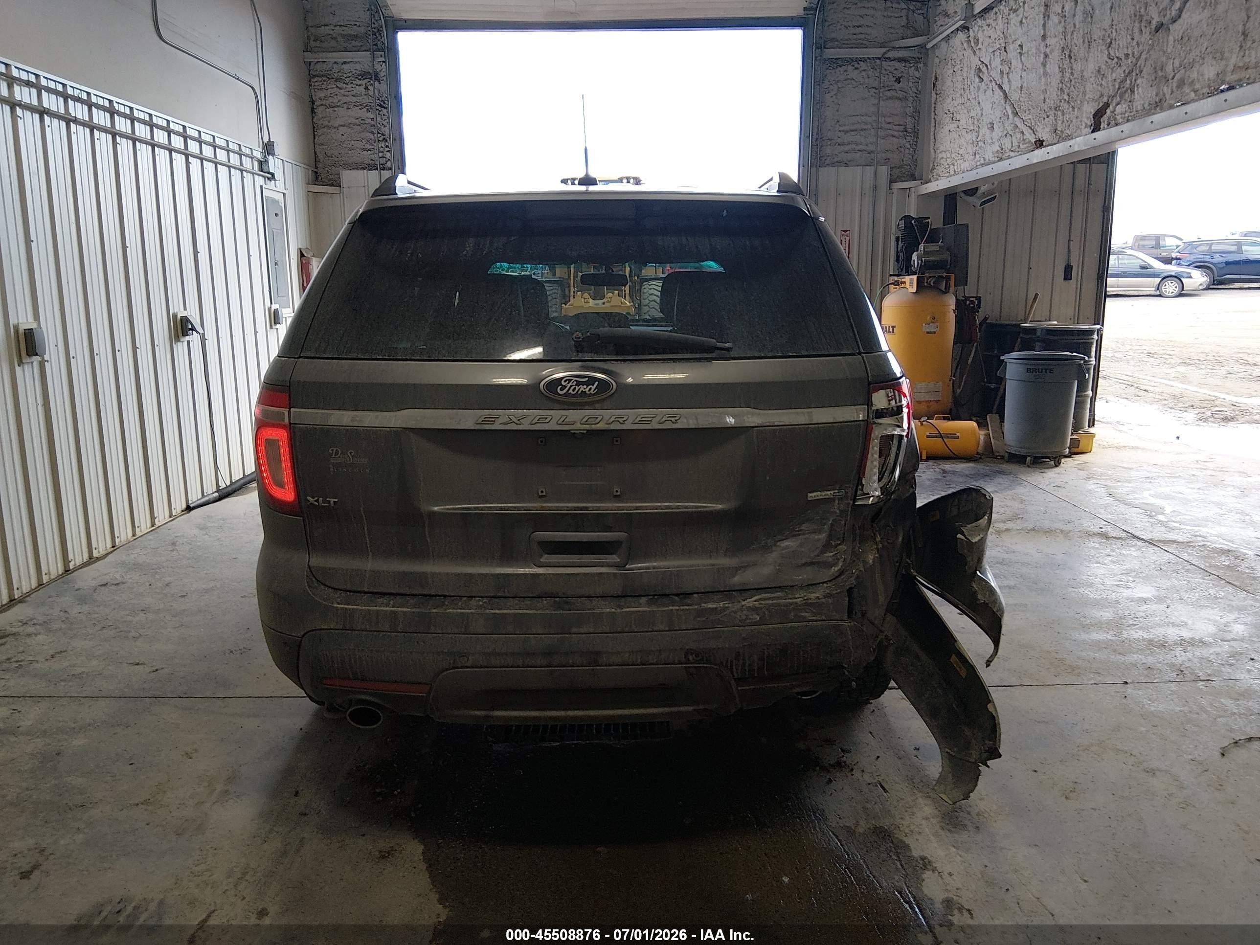 2014 Ford Explorer Xlt Gray vin: 1FM5K8D87EGC25511