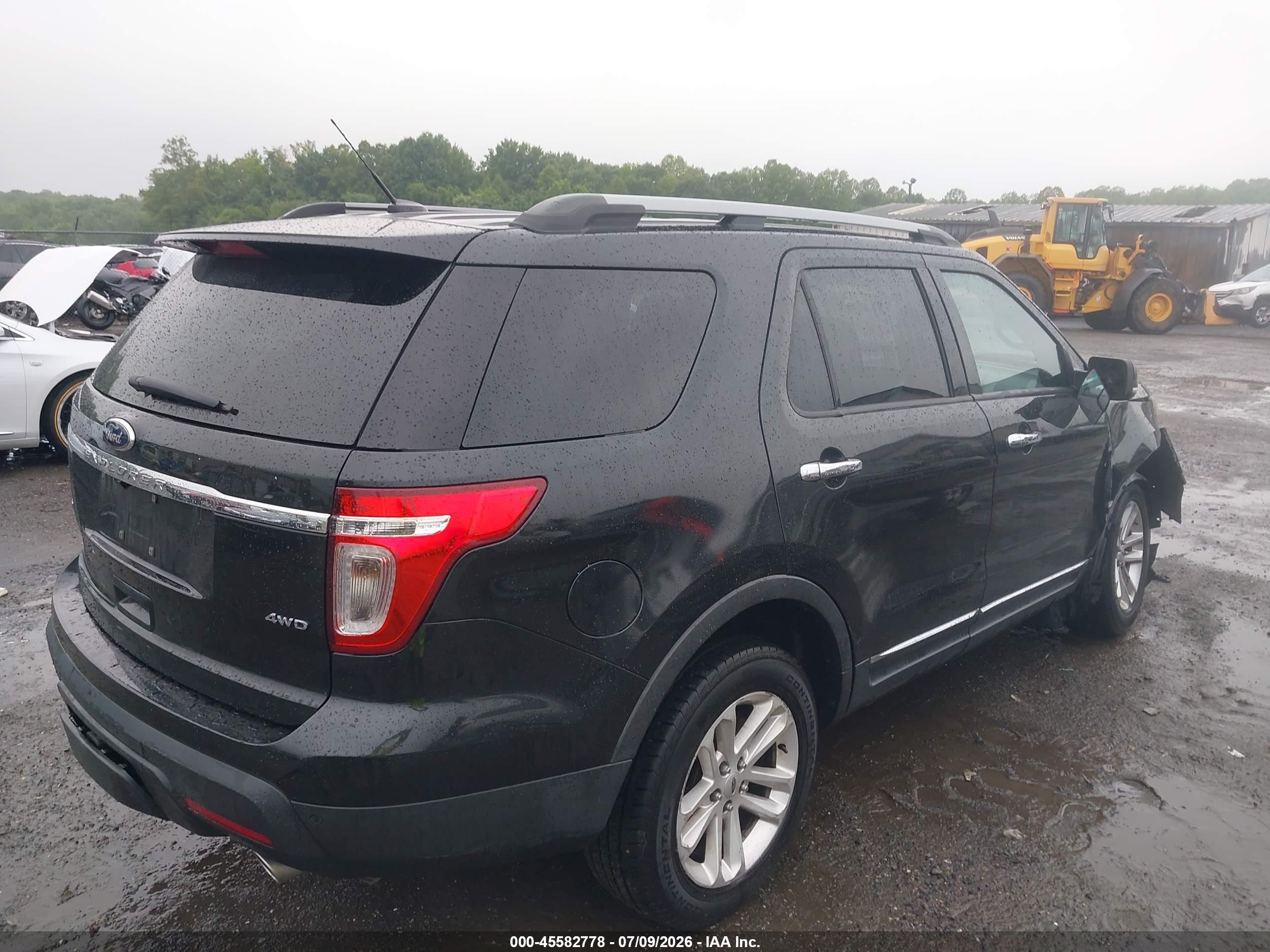 2014 Ford Explorer Xlt Black vin: 1FM5K8D87EGC33401