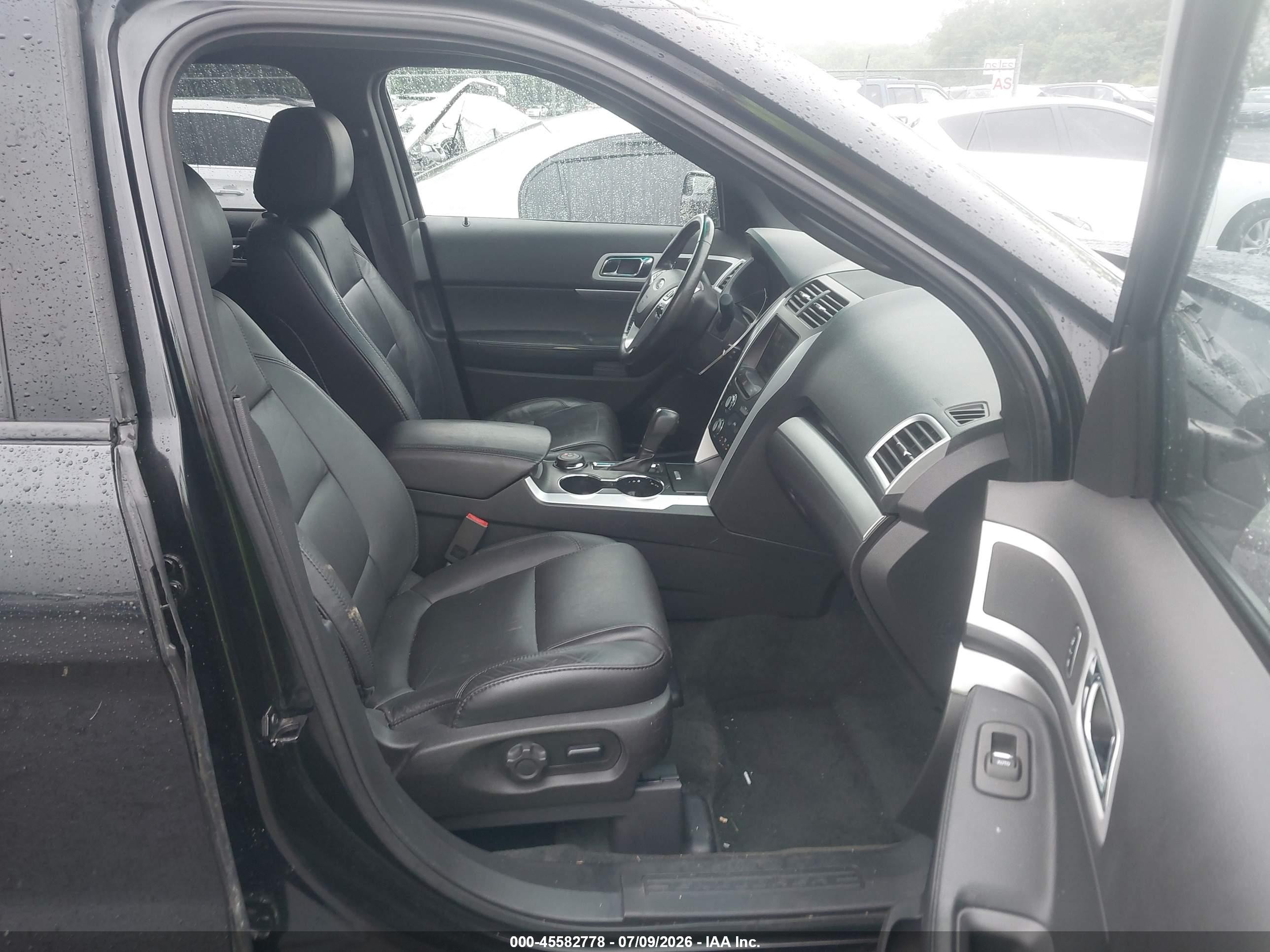 2014 Ford Explorer Xlt Black vin: 1FM5K8D87EGC33401